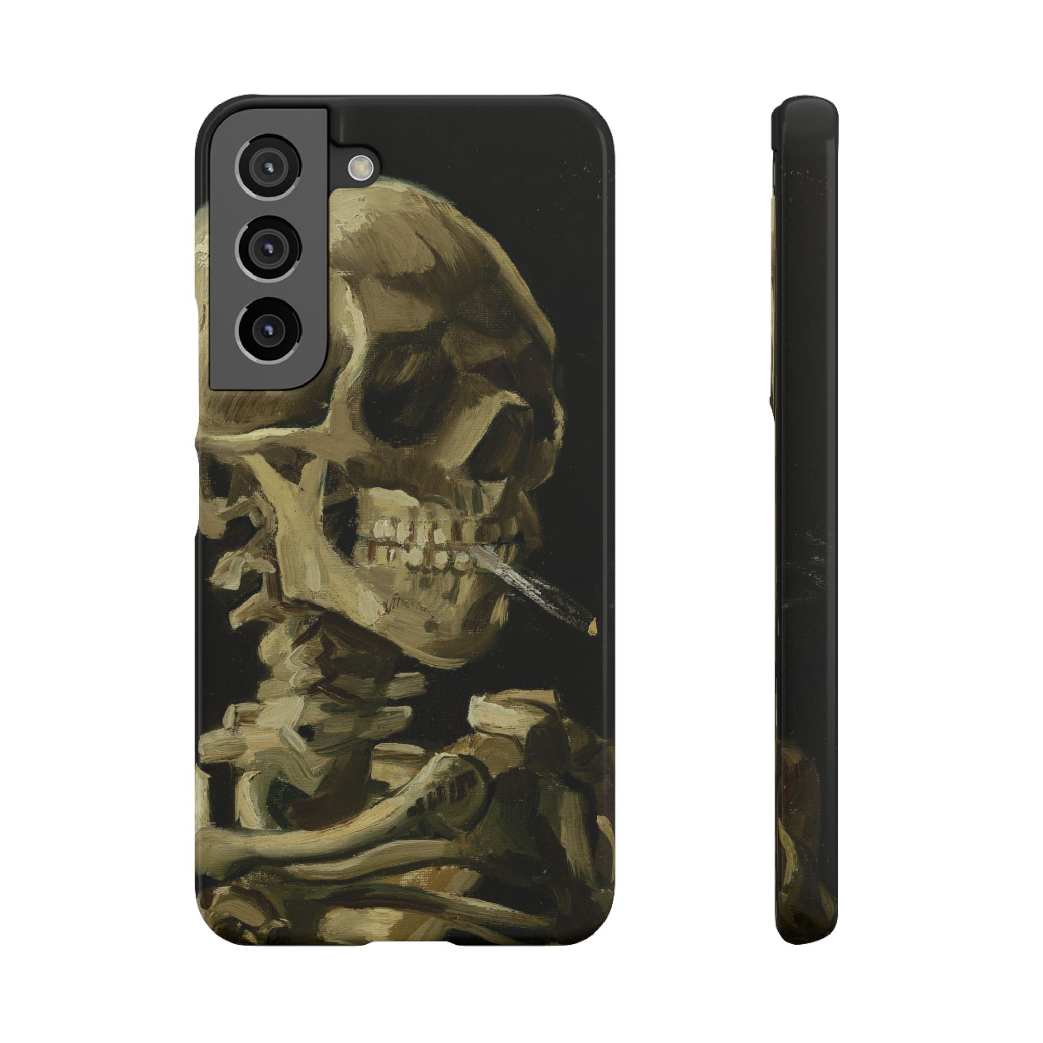 Skeleton with Cigarette by Van Gogh - Samsung Slim Case