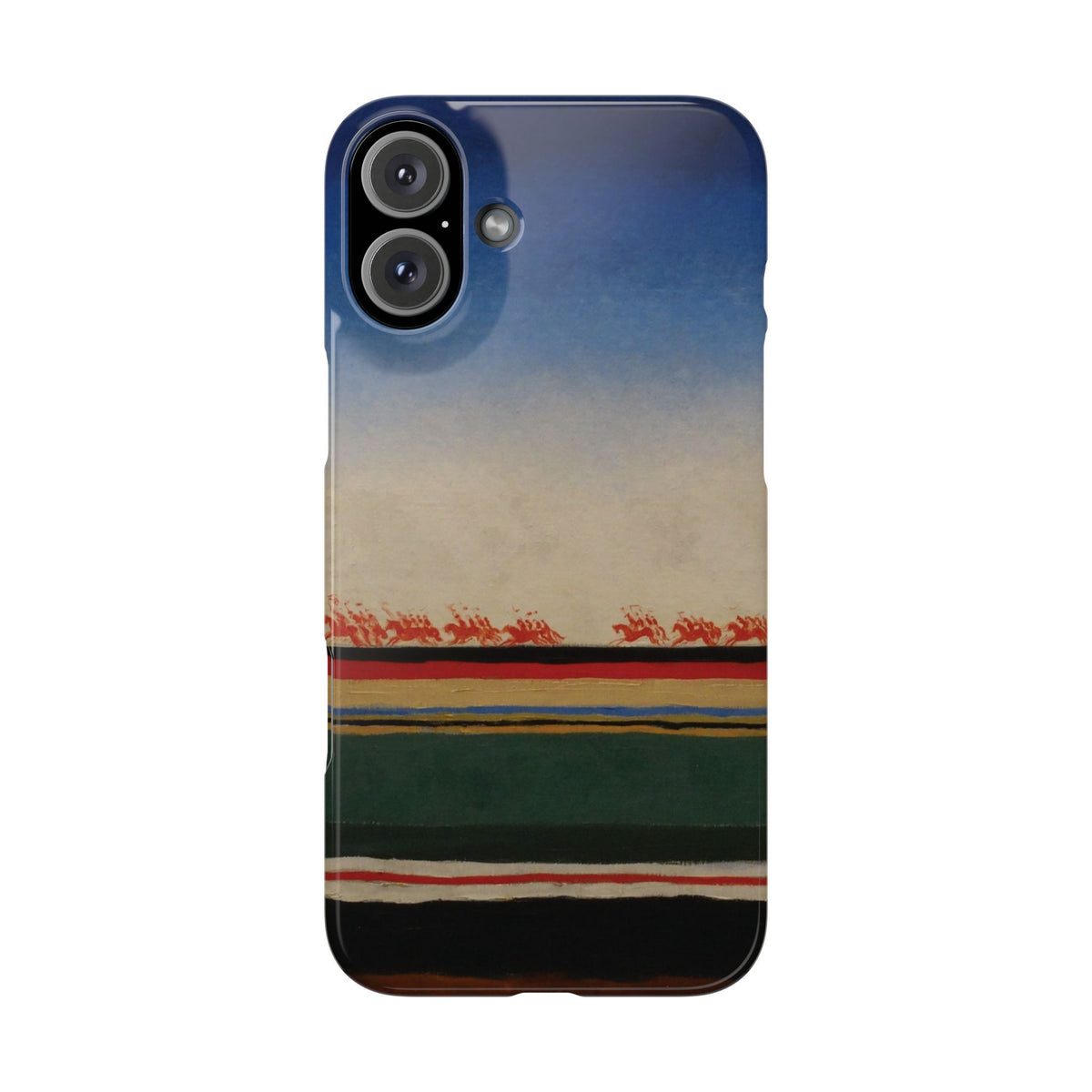 Red Cavalry Riding by Kazimir Malevich - iPhone Slim Case