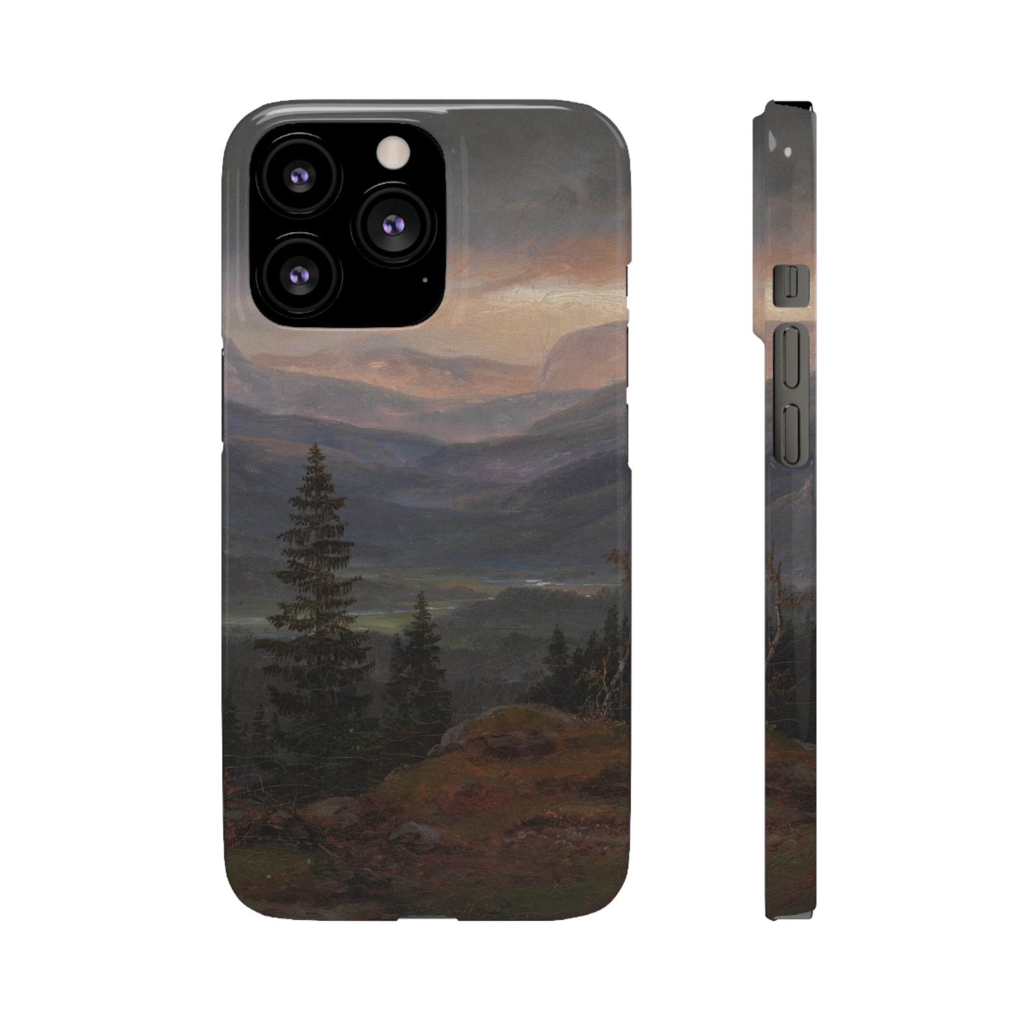 View over Hallingdal by Johan Dahl - iPhone Slim Case