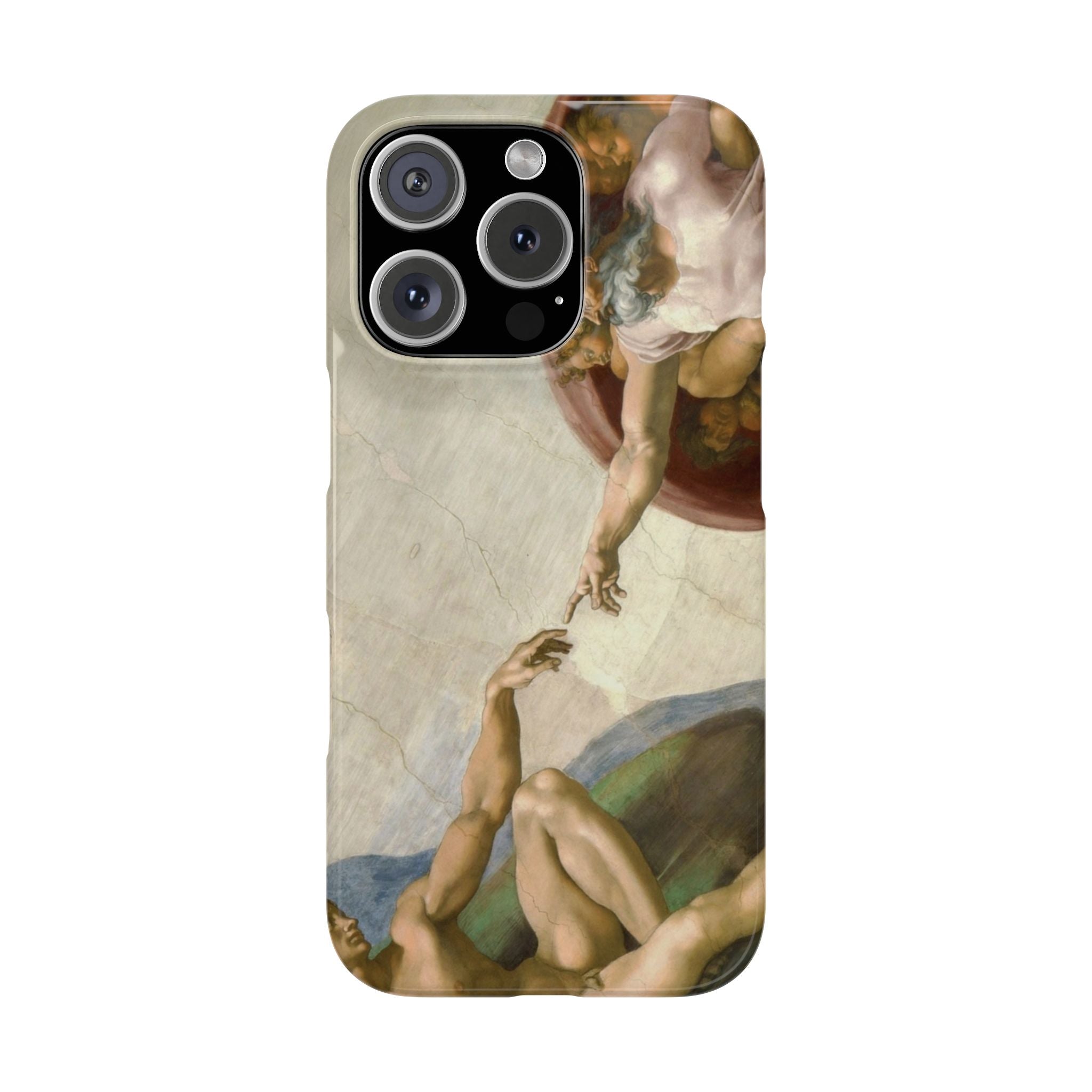 Creation of Adam by Michelangelo - iPhone Slim Case