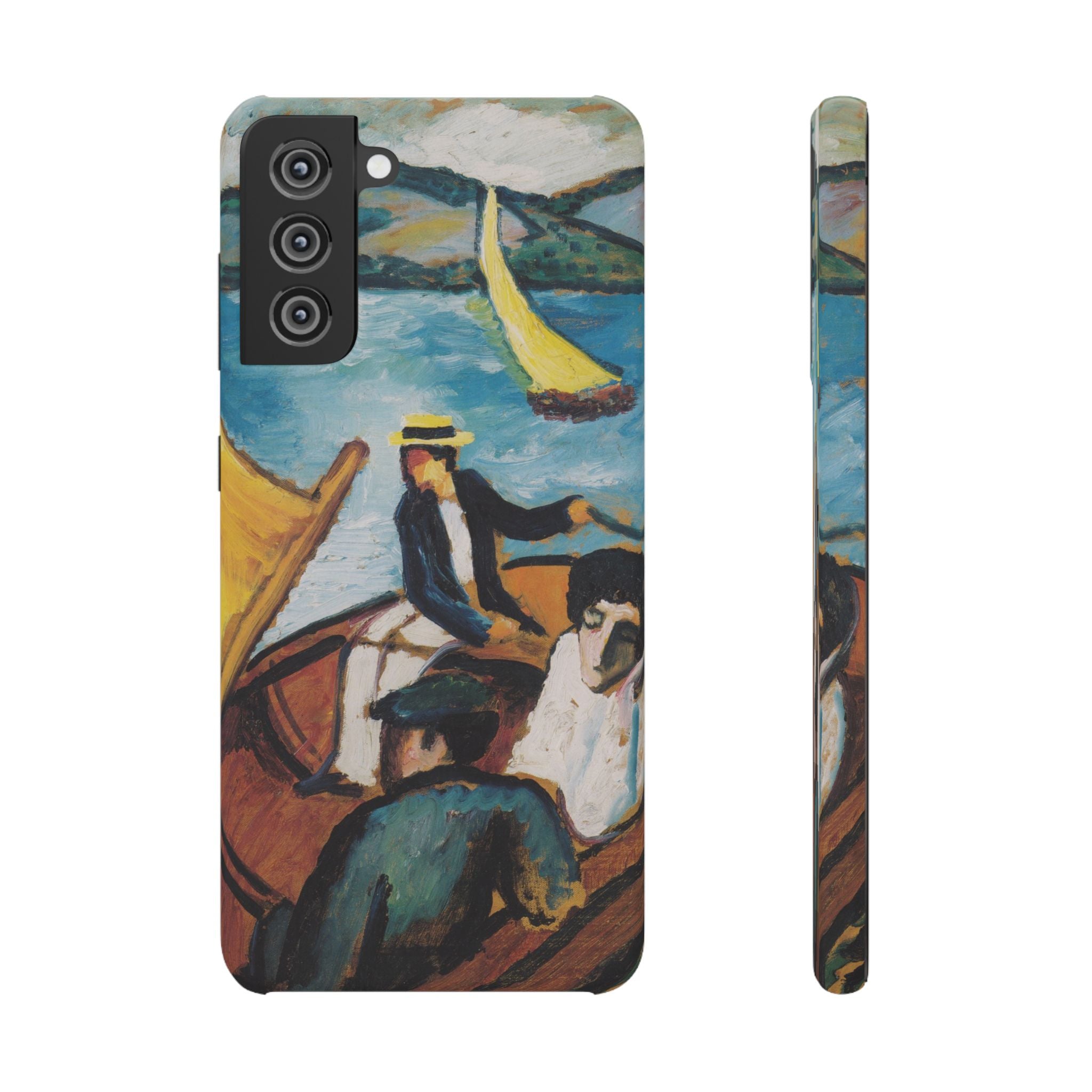 Sailing Boat on the Tegernsee by August Macke - Samsung Slim Case