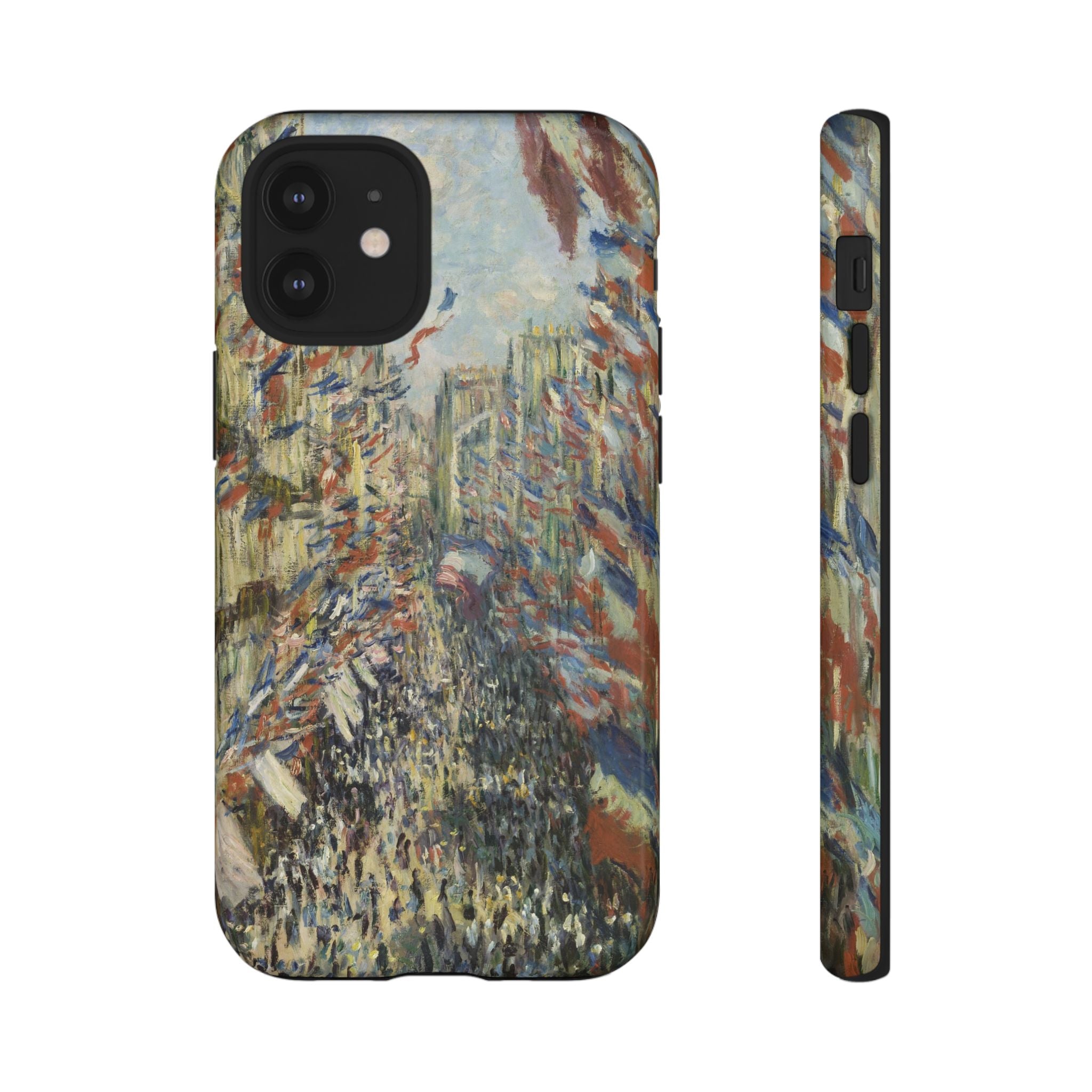 The Rue Montorgueil in Paris by Claude Monet - iPhone Tough Case