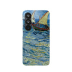 Fishing Boats at Sea by Vincent van Gogh - Samsung Slim Case