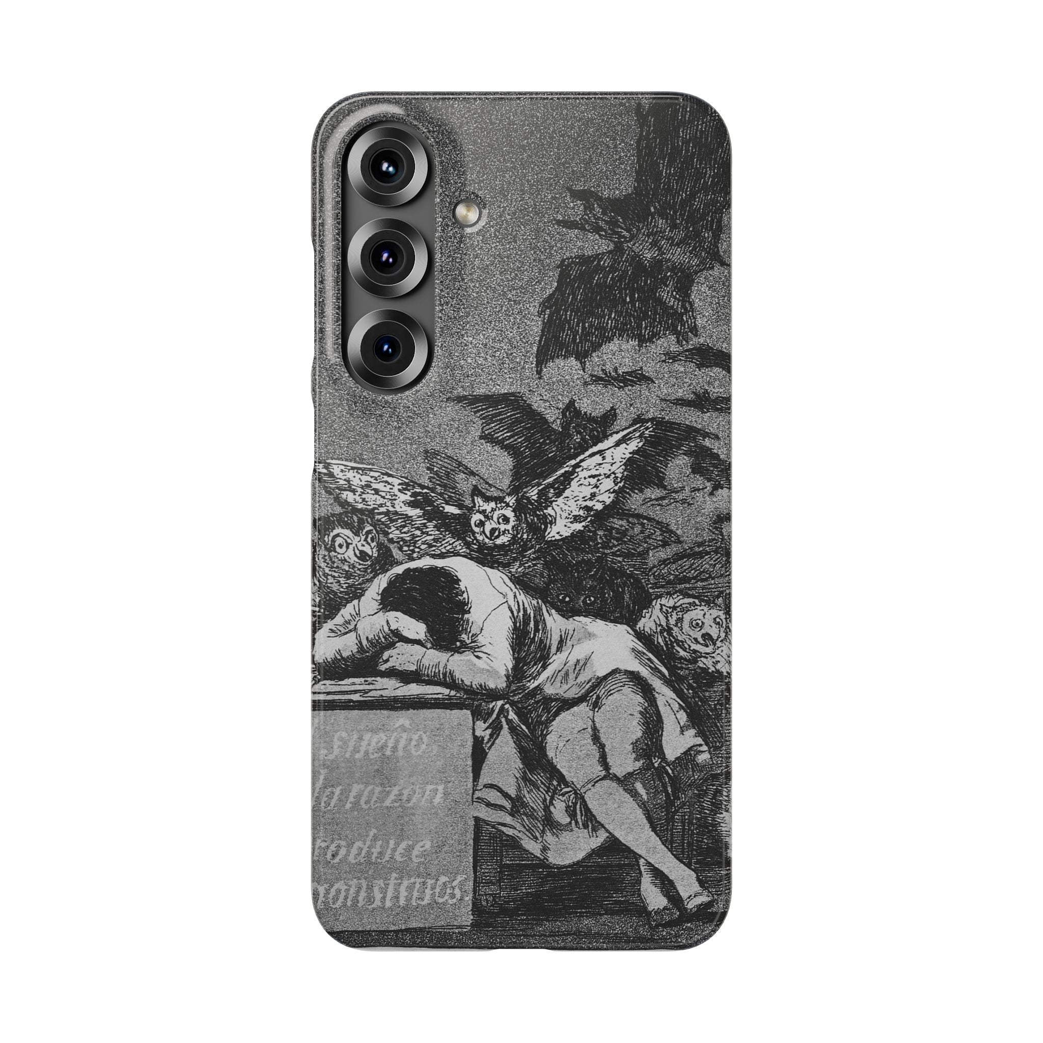 The Sleep of Reason Produces Monsters by Francisco Goya - Samsung Slim Case