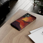 Vesuvius in Eruption by Joseph Wright of Derby - Samsung Tough Case