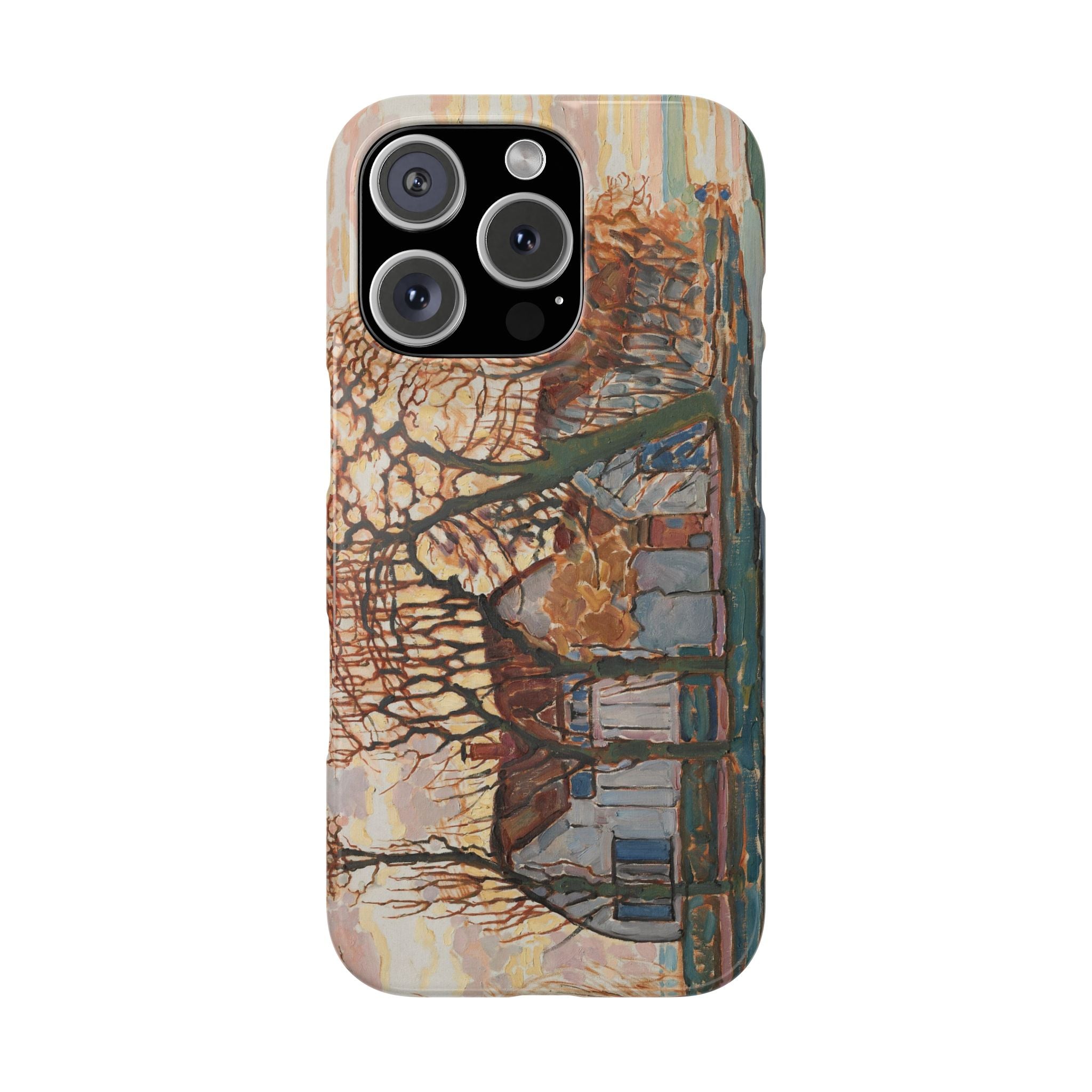 Farm near Duivendrecht by Piet Mondrian - iPhone Slim Case