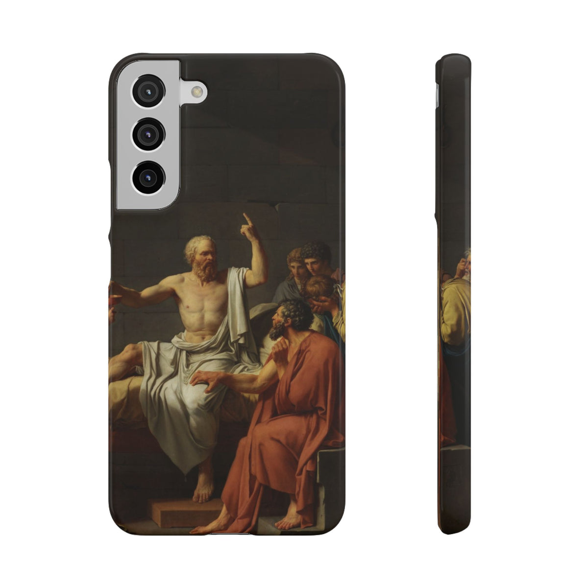 The Death of Socrates by Jacques-Louis David - Samsung Slim Case