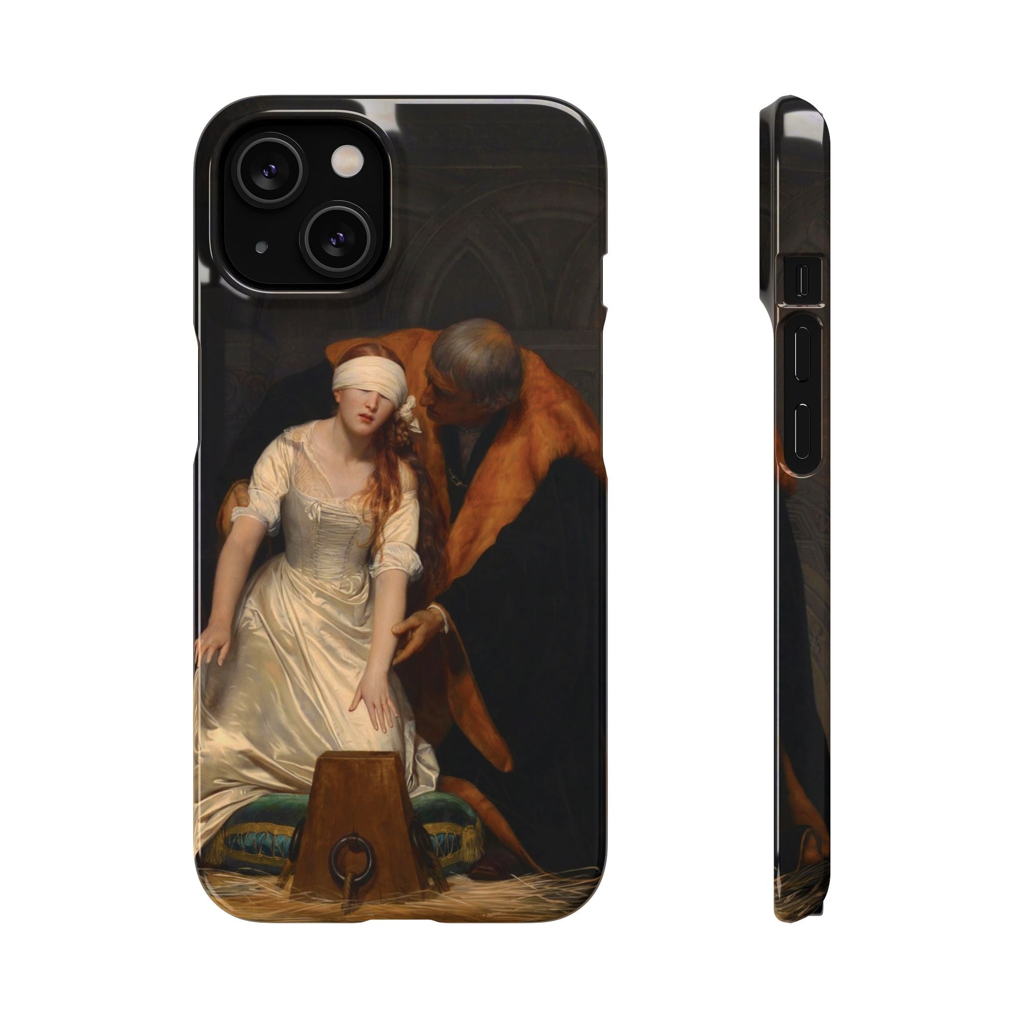 The Execution of Lady Jane Grey by Paul Delaroche - iPhone Slim Case