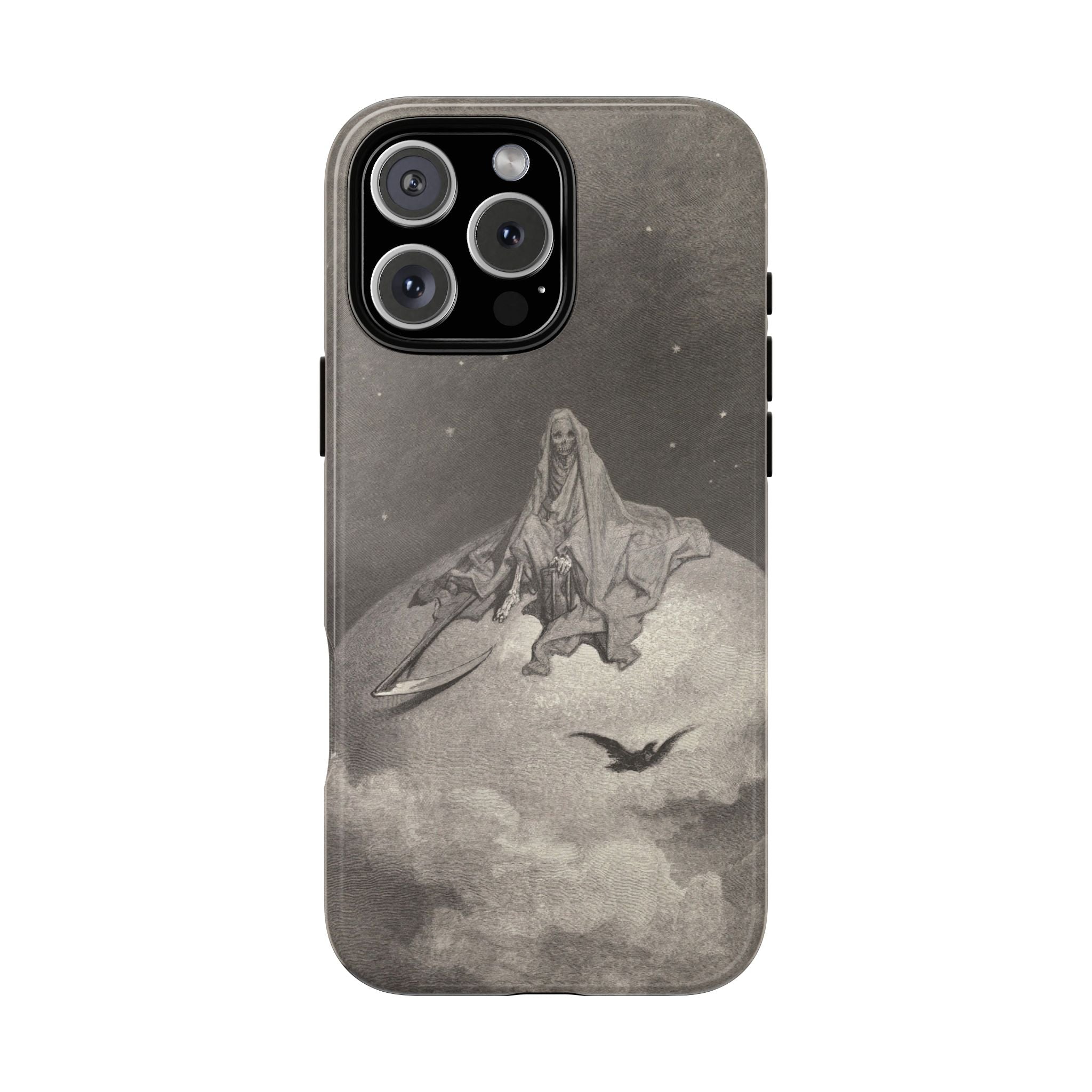 Doubting, dreaming dreams no mortal ever dared to dream before by Gustave Doré - iPhone Tough Case