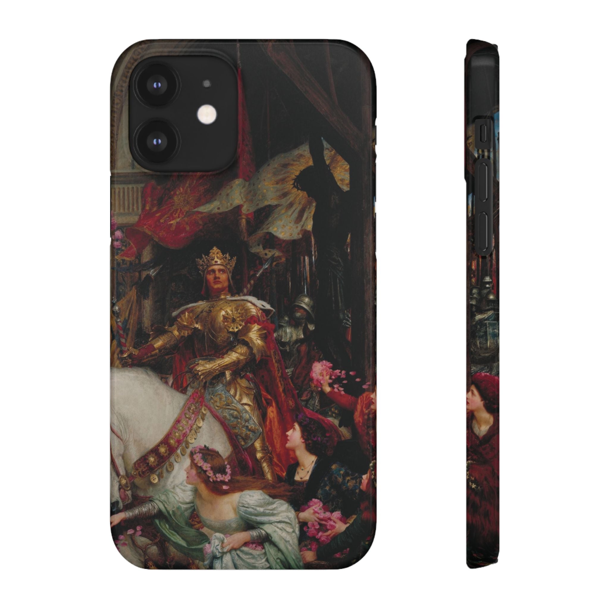 The Two Crowns by Frank Dicksee - iPhone Slim Case