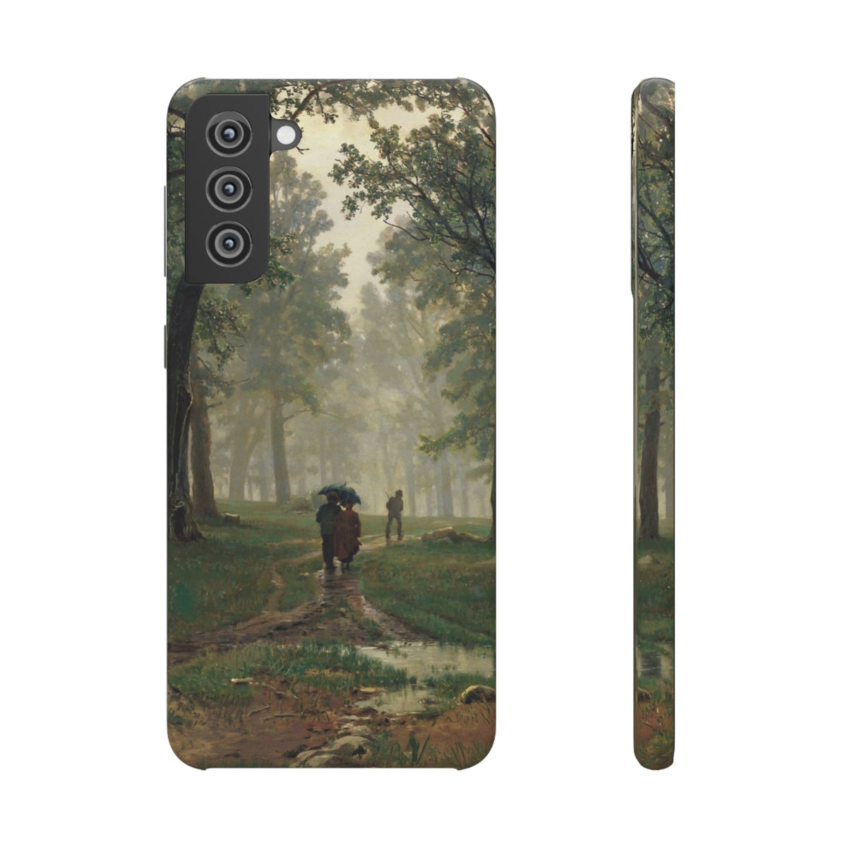 Rain in an Oak Forest by Ivan Ivanovich Shishkin - Samsung Slim Case