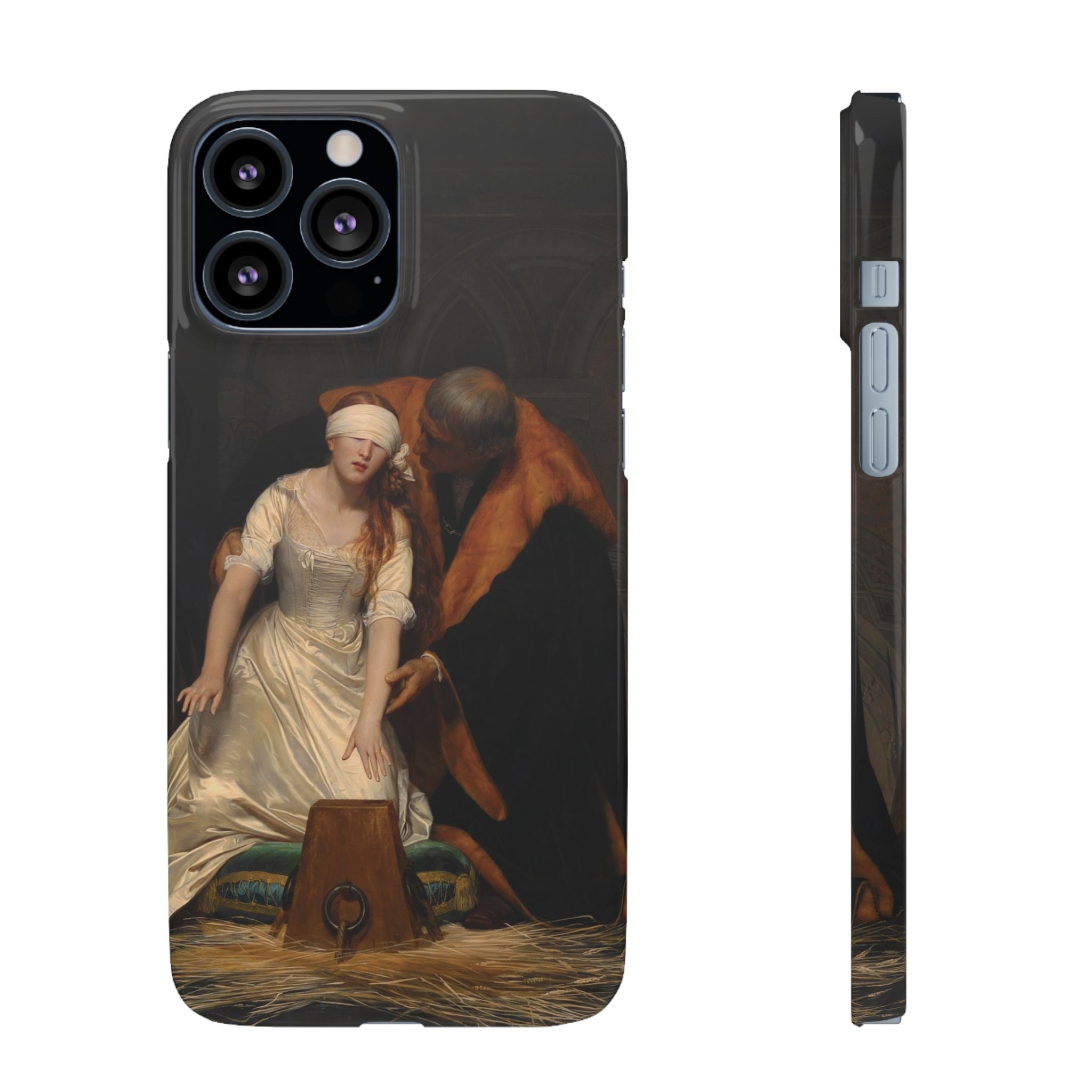 The Execution of Lady Jane Grey by Paul Delaroche - iPhone Slim Case