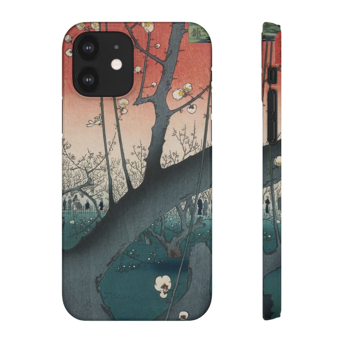 Plum Estate Kameido by Utagawa Hiroshige - iPhone Slim Case