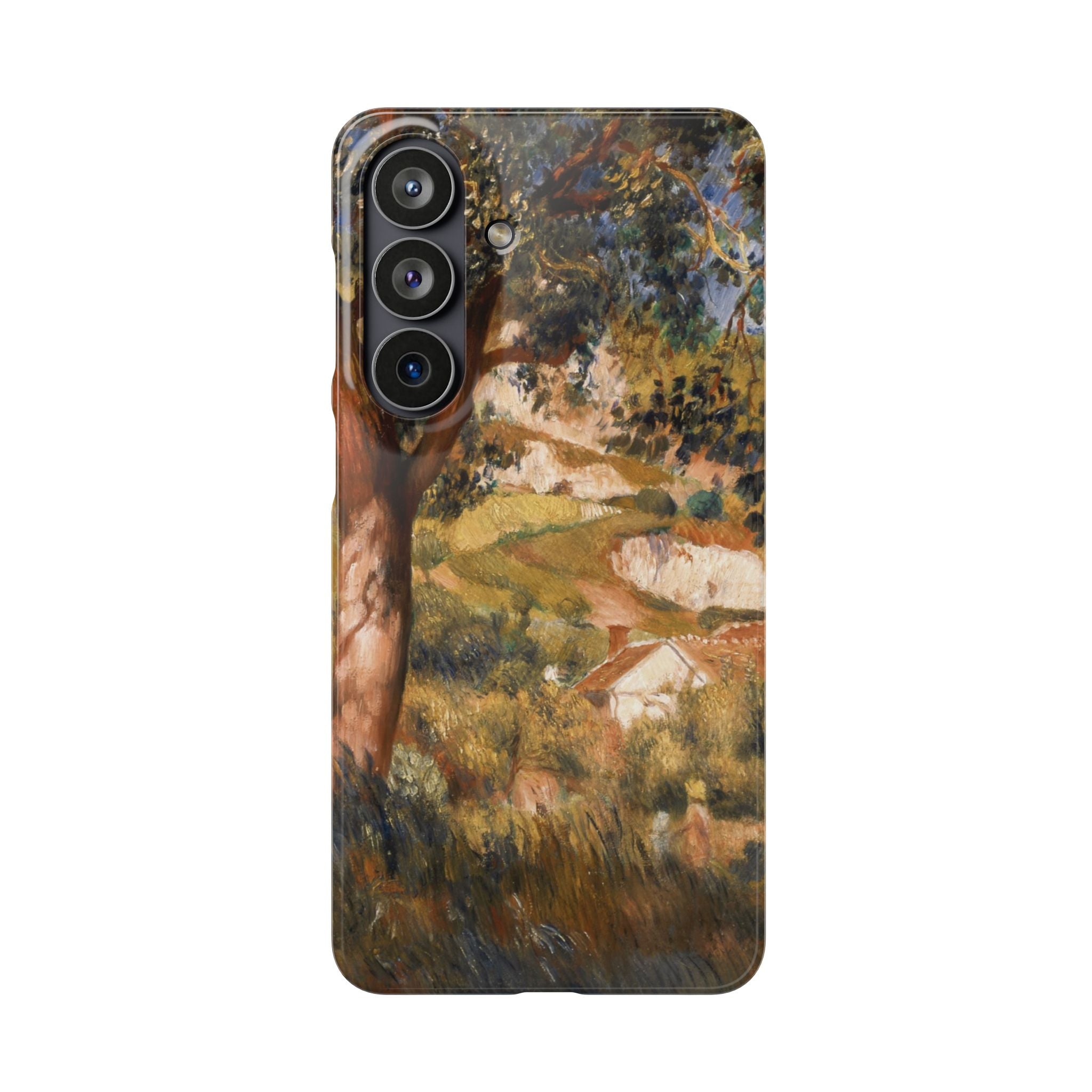 Paysage a La Roche Guyon by Pierre Auguste Renoir - Samsung Slim Case