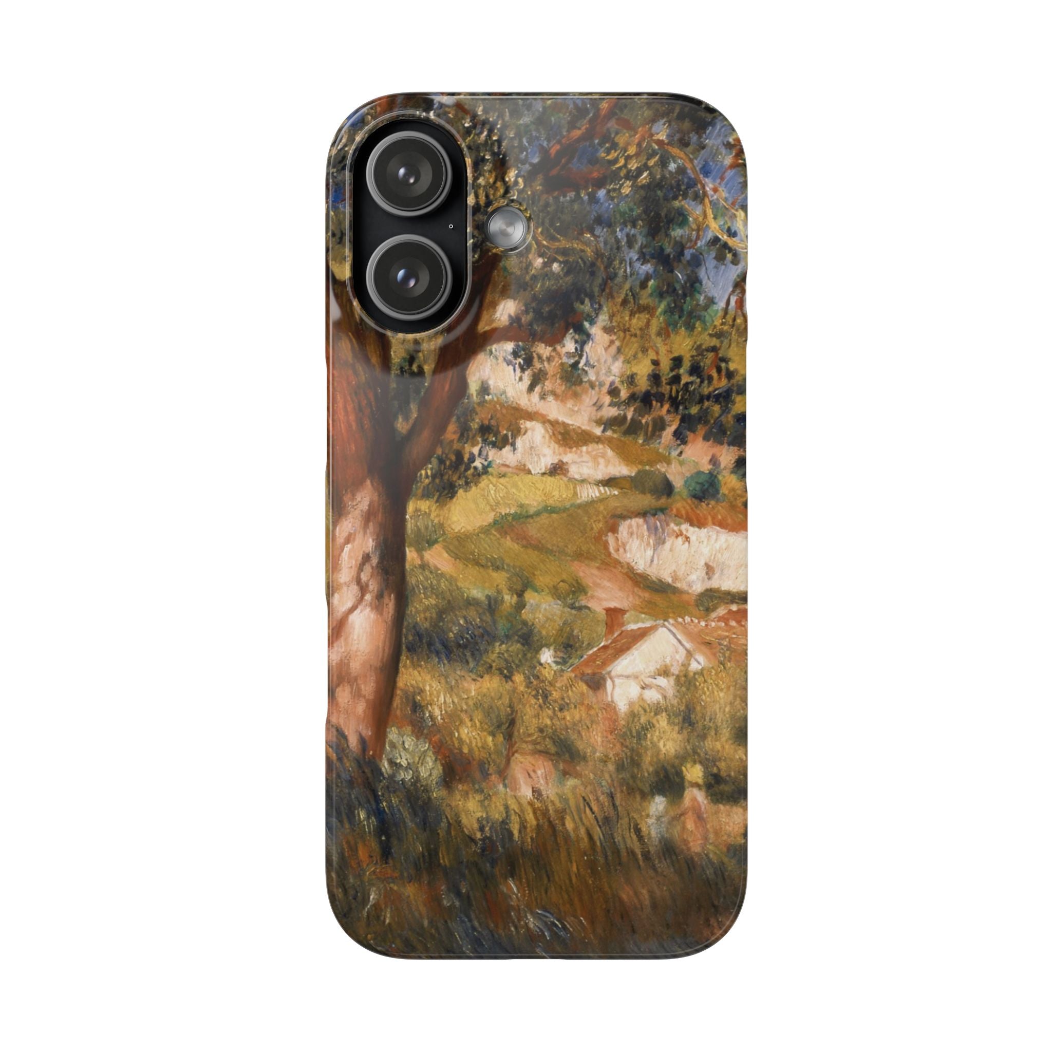Paysage a La Roche Guyon by Pierre Auguste Renoir - iPhone Slim Case