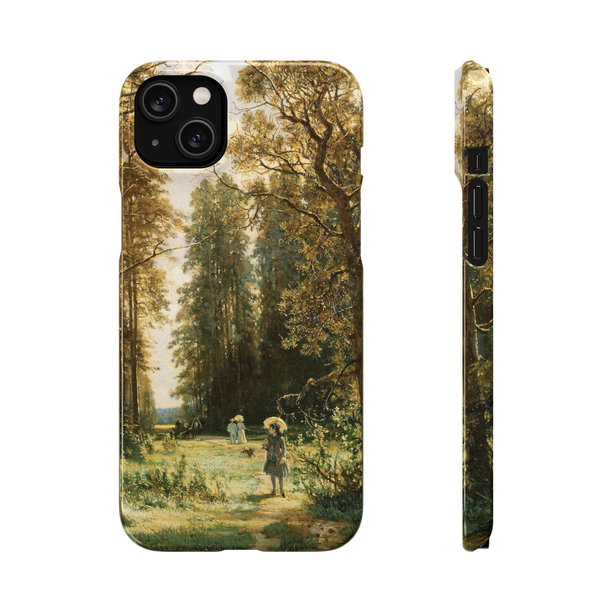 The Path in the Forest by Ivan Ivanovich Shishkin - iPhone Slim Case