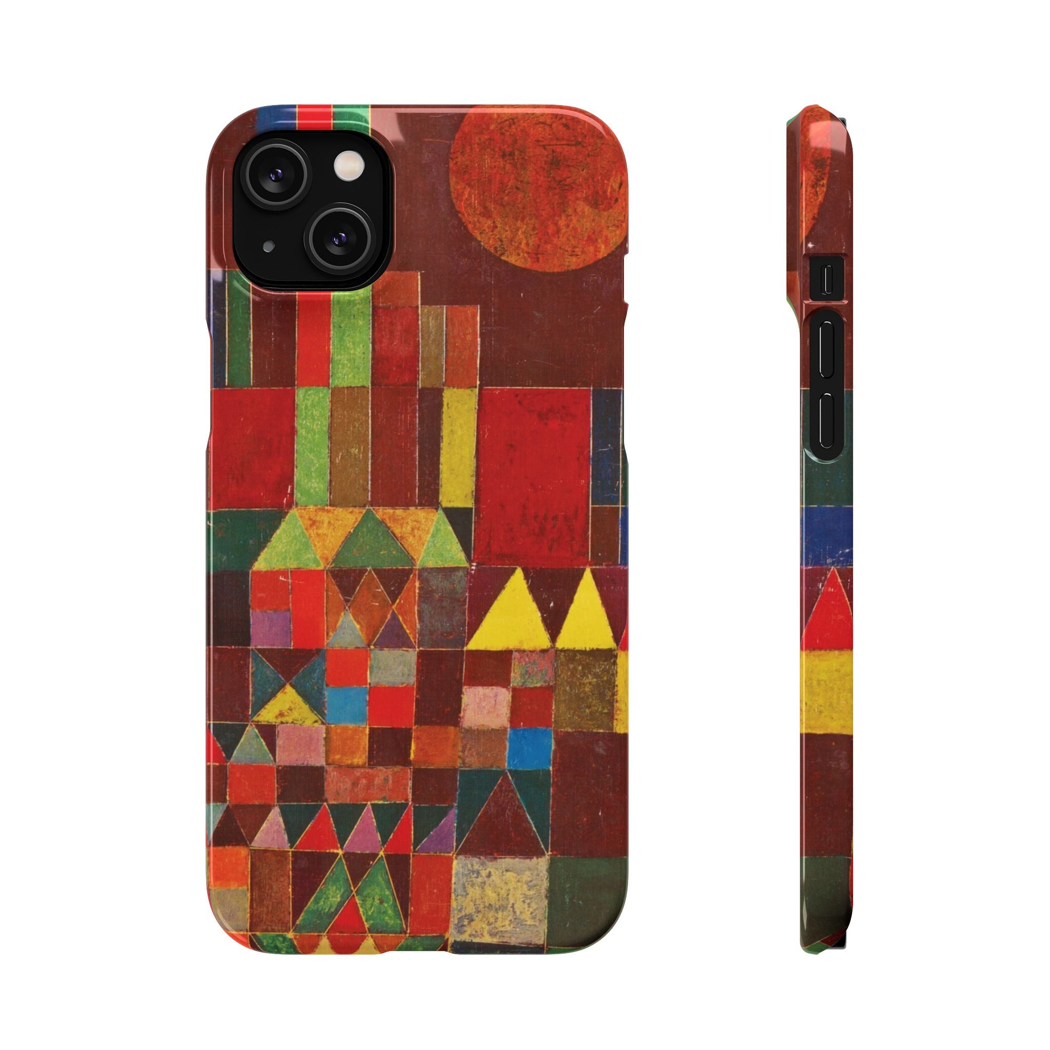 Castle and Sun by Paul Klee - iPhone Slim Case