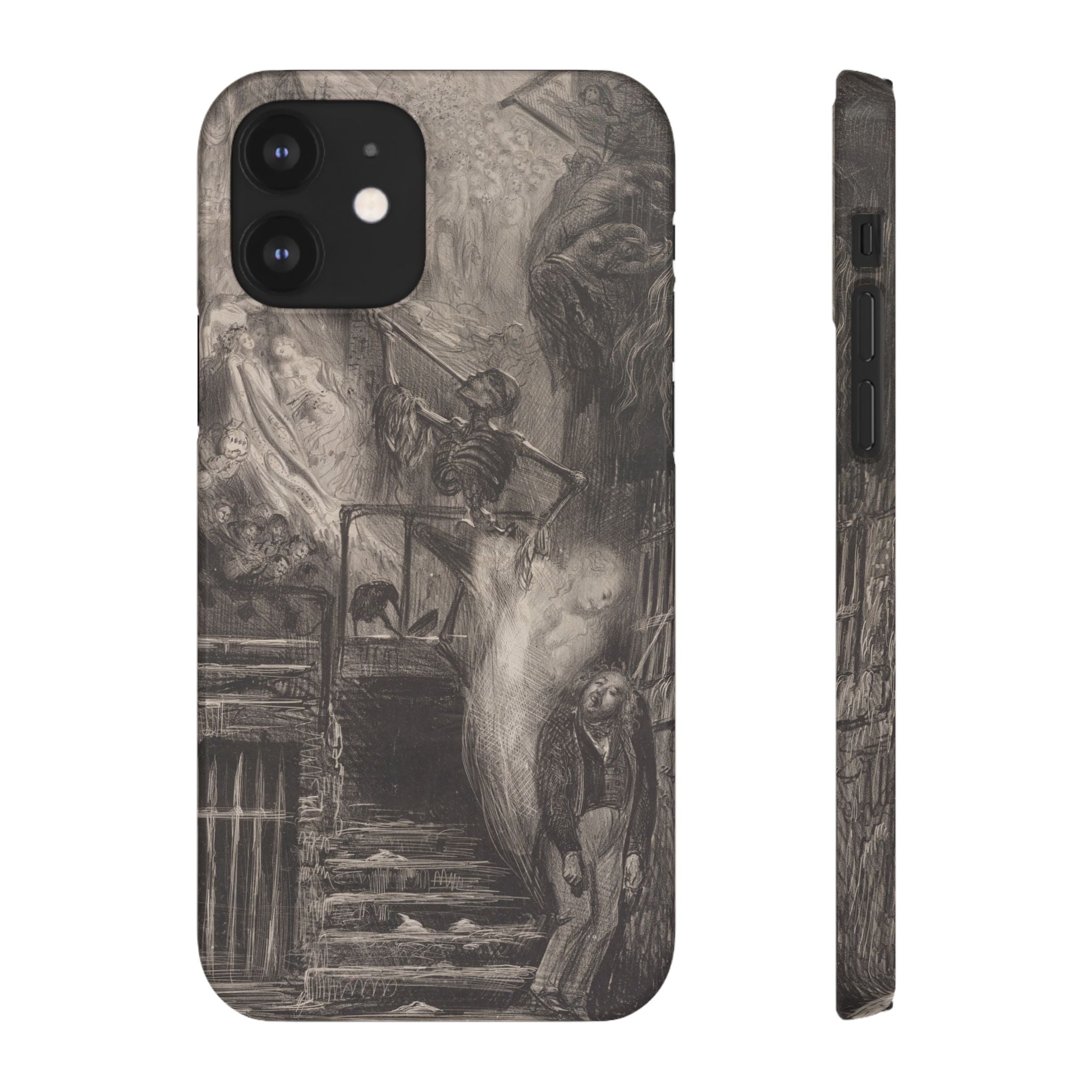 La Rue de la Vieille Lanterne by Gustave Doré - iPhone Slim Case
