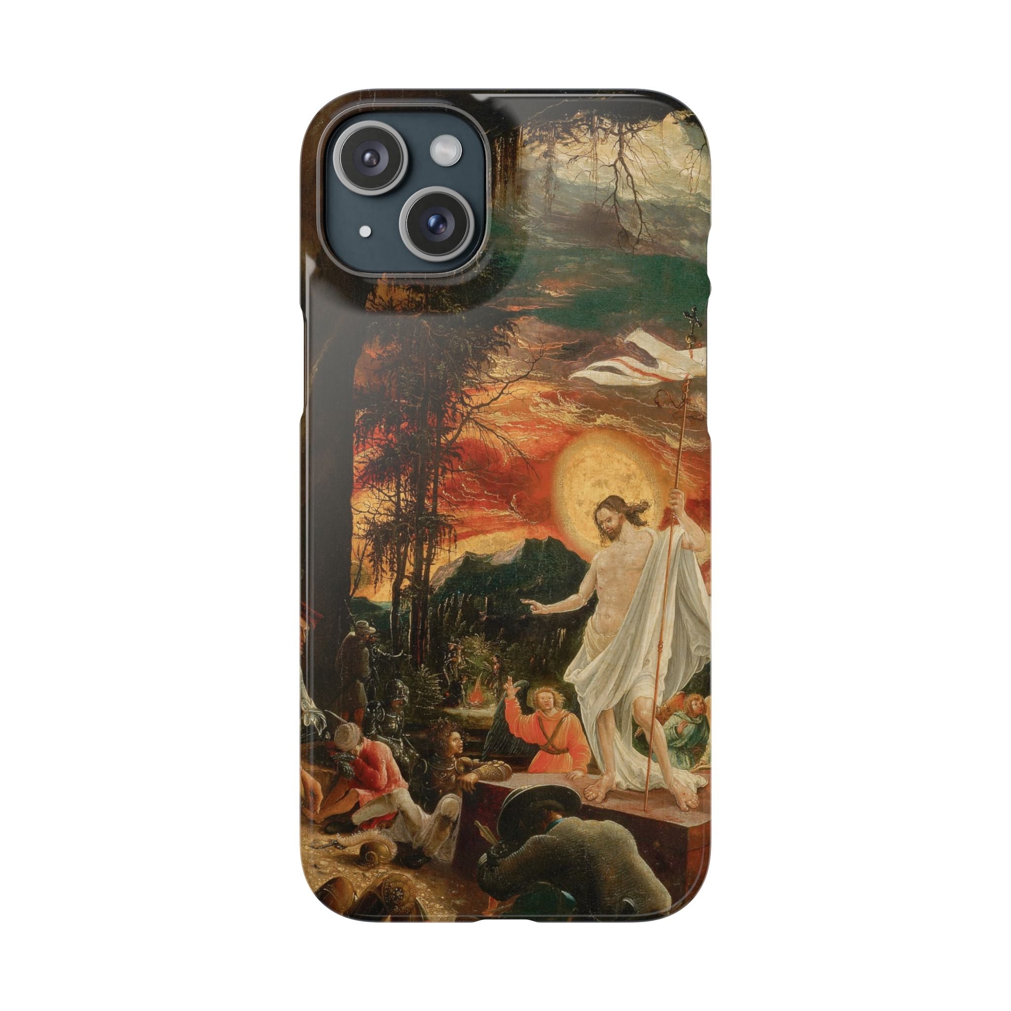 Resurrection of Christ by Albrecht Altdorfer - iPhone Slim Case
