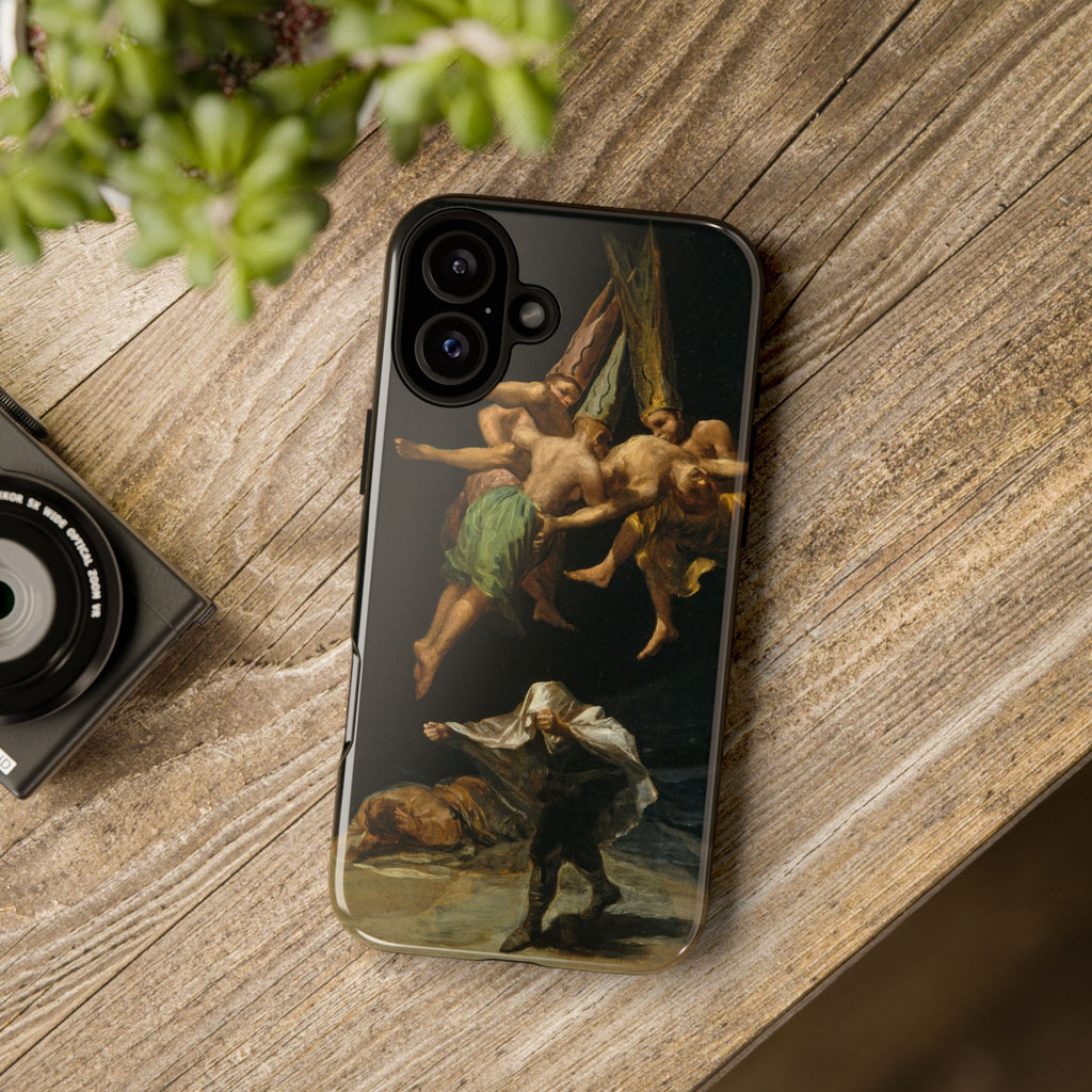 Witches’ Flight by Francisco de Goya - iPhone Tough Case