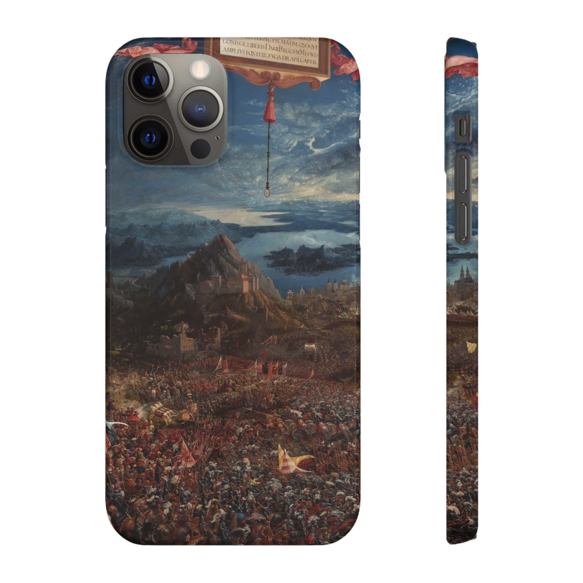 The Battle of Alexander at Issus by Albrecht Altdorfer - iPhone Slim Case