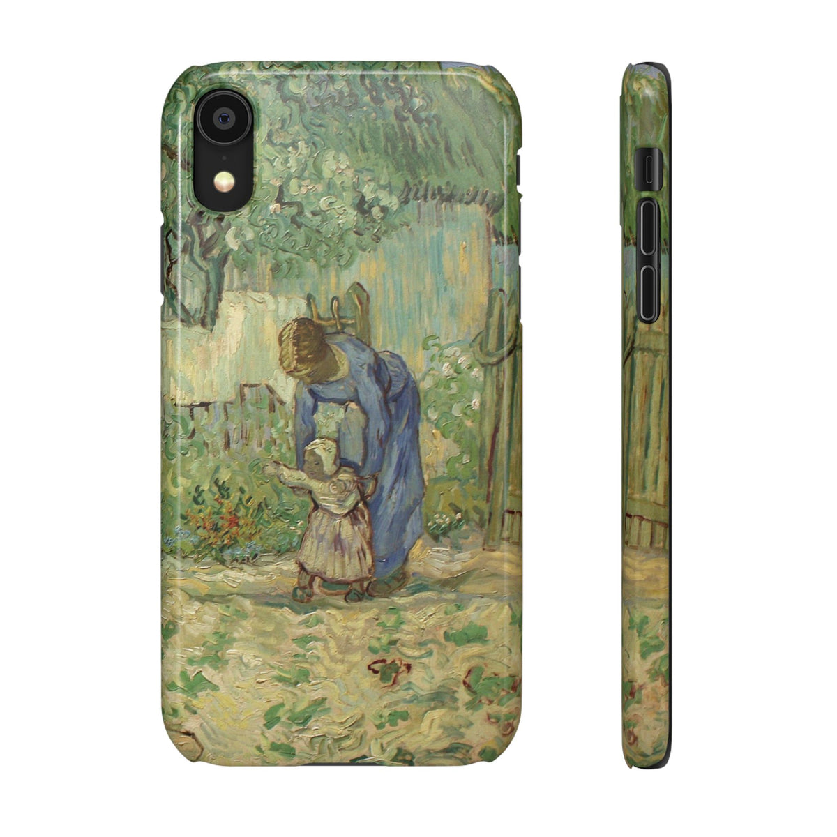 First Steps after Millet by Vincent van Gogh - iPhone Slim Case