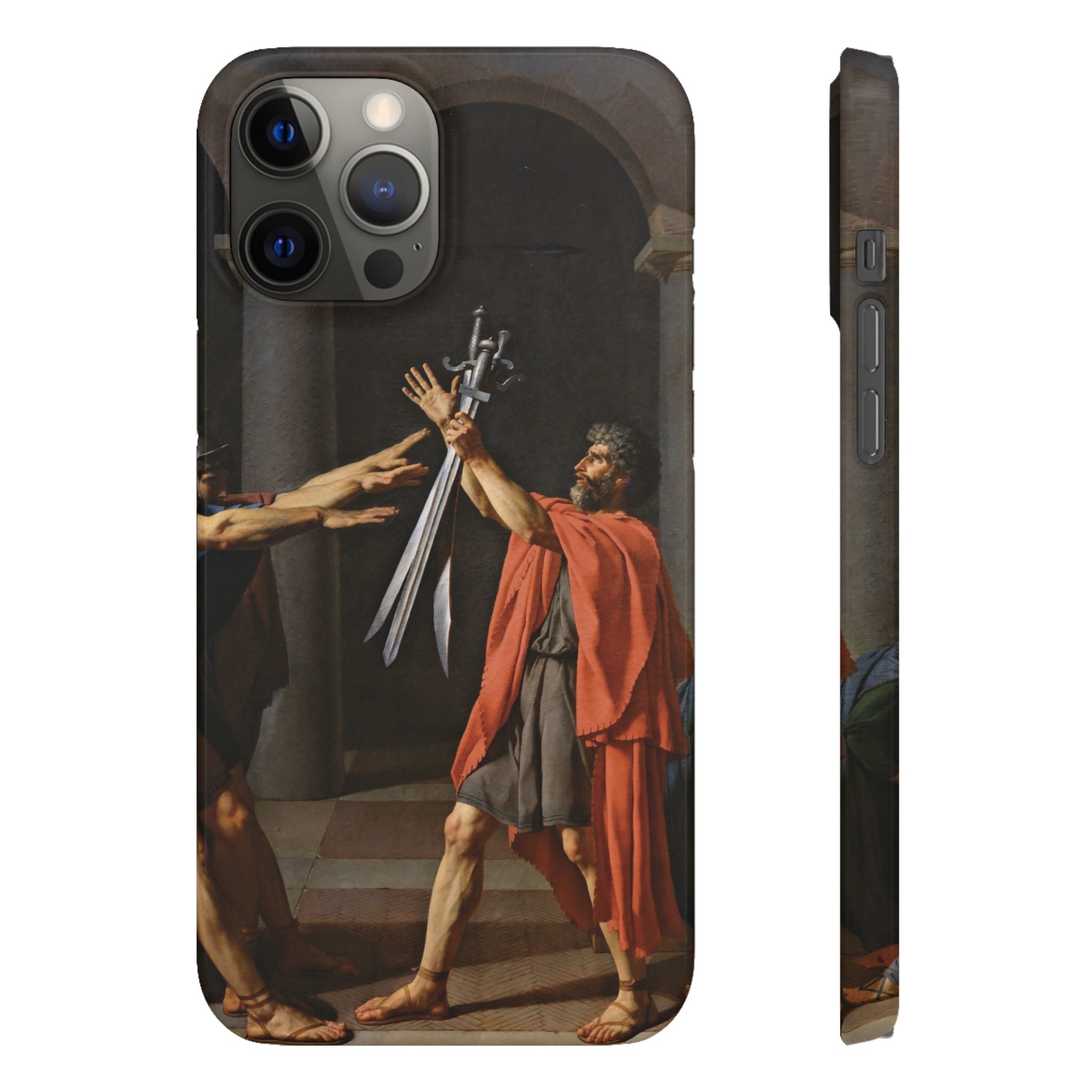 Oath of the Horatii by Jacques-Louis David - iPhone Slim Case