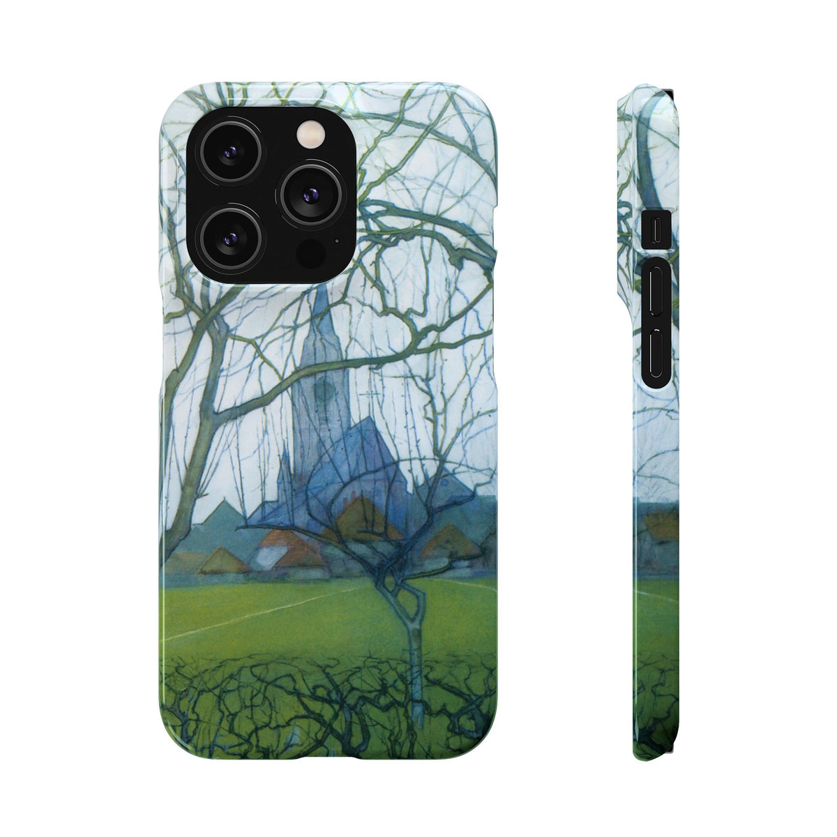 St Jacobs Church by Piet Mondrian - iPhone Slim Case