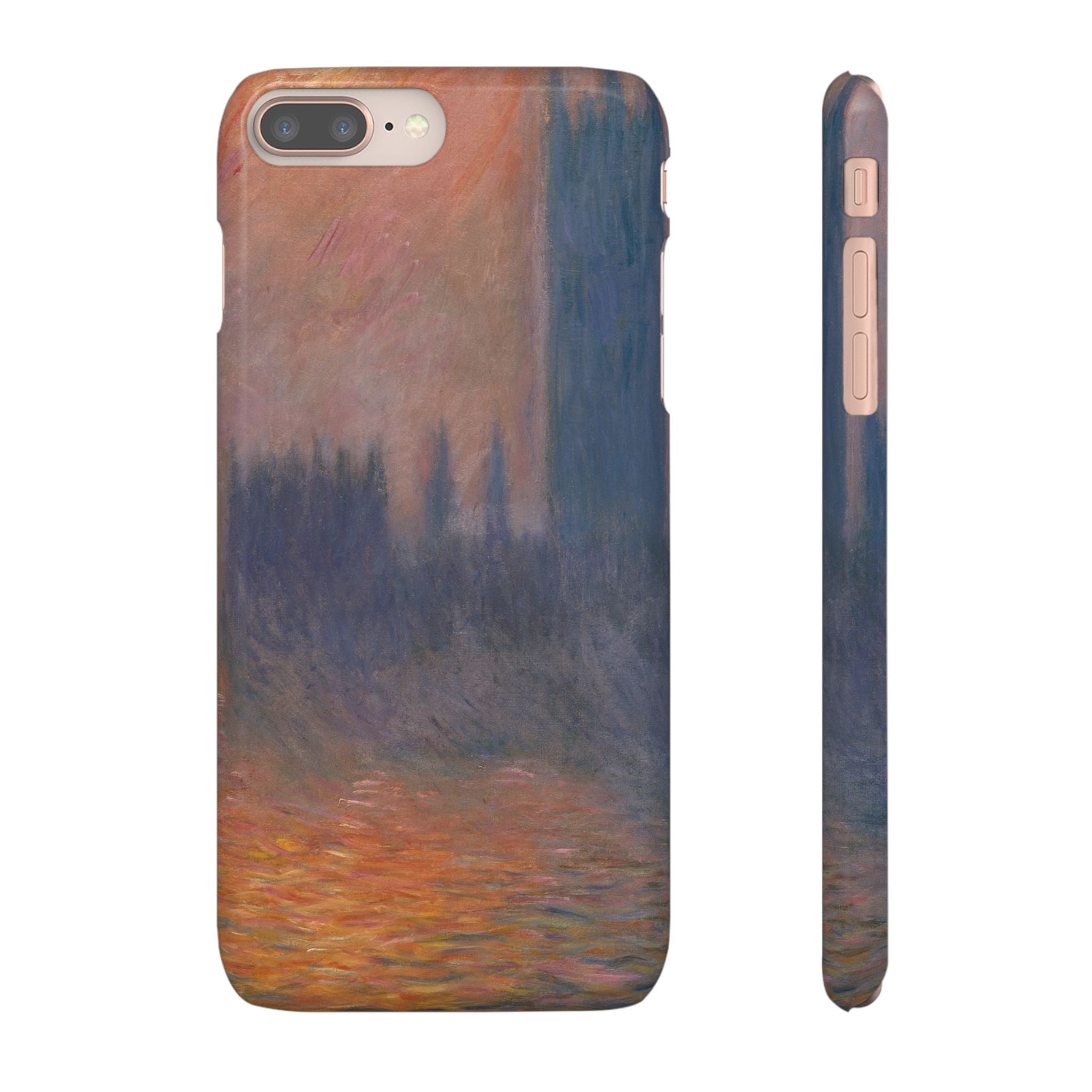 The Houses of Parliament Sunset by Claude Monet - iPhone Slim Case