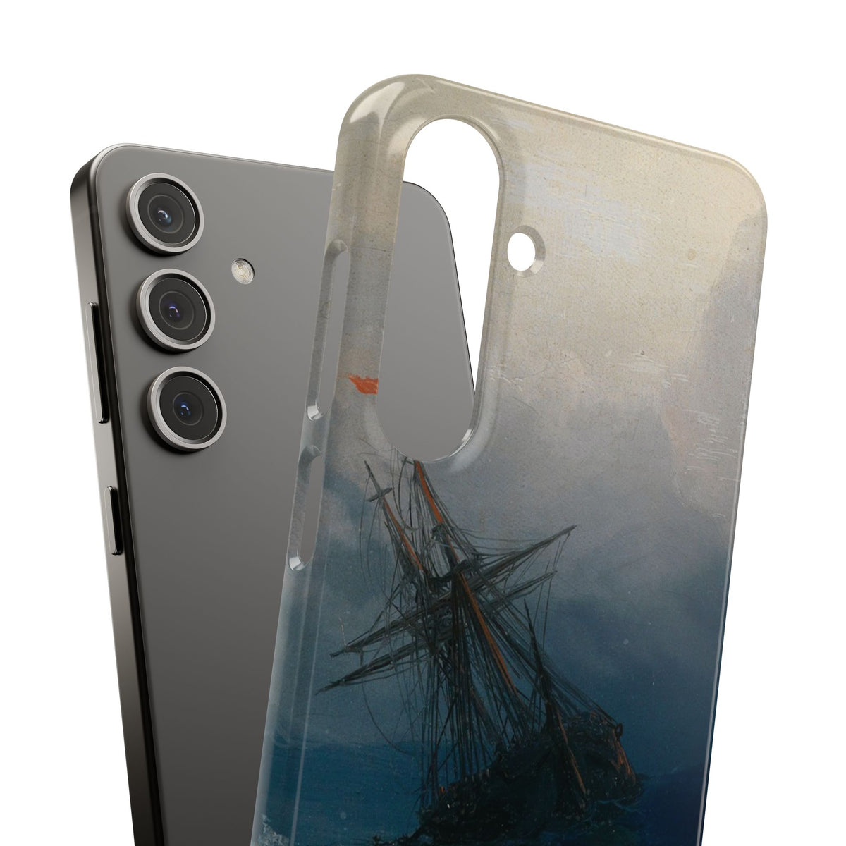 Ship on Stormy Seas by Ivan Aivazovsky - Samsung Slim Case