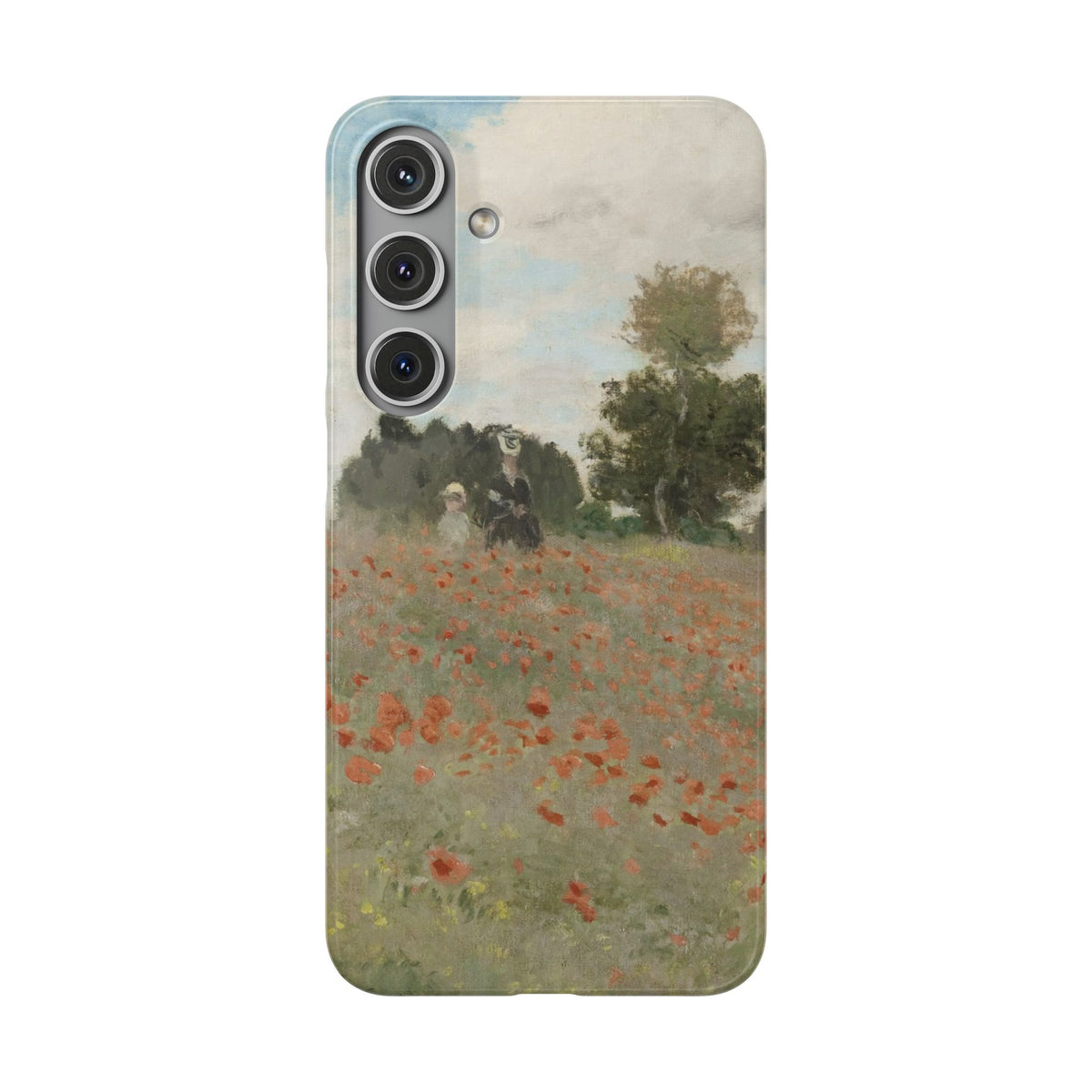 The Poppy Field by Claude Monet - Samsung Slim Case