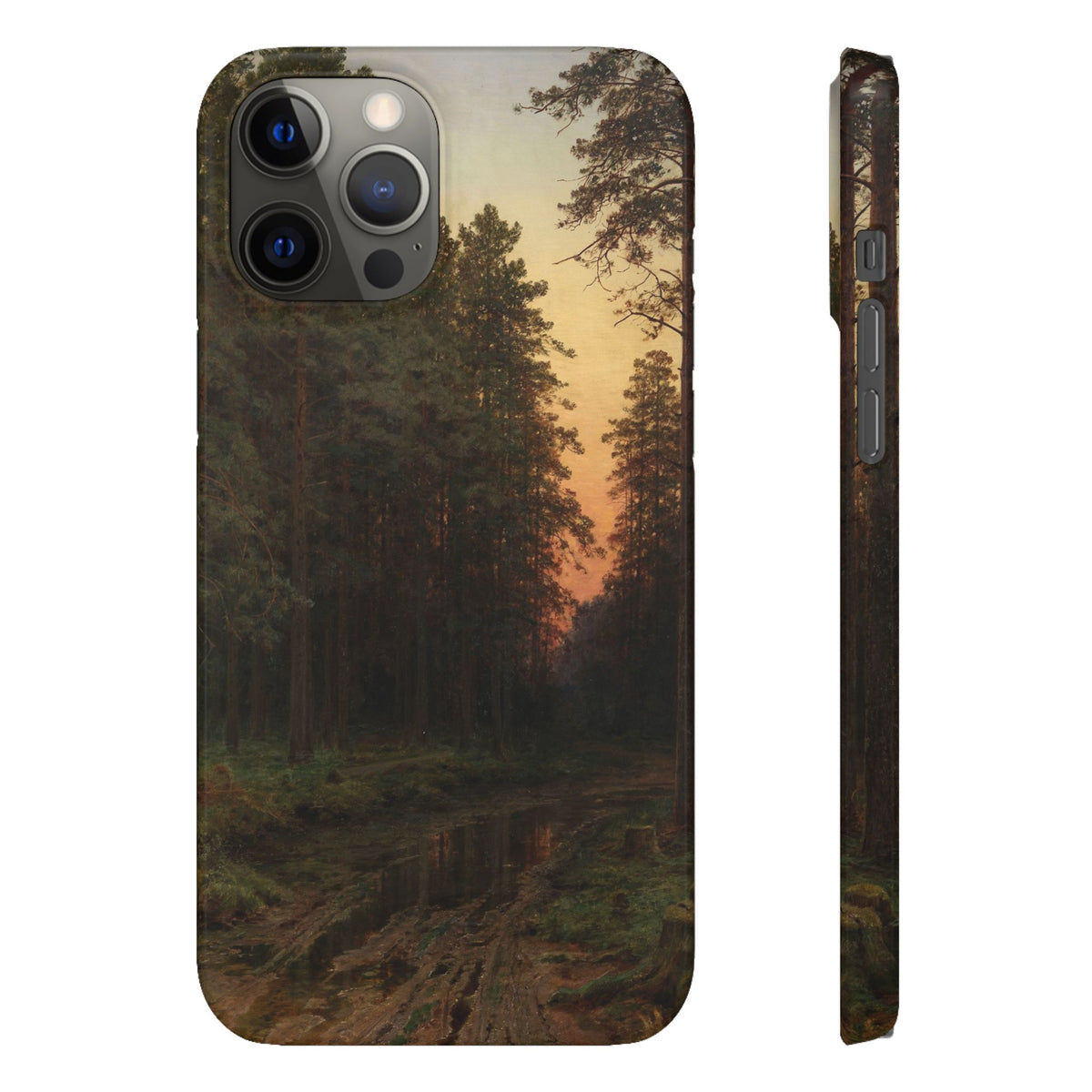 Evening Glow by Ivan Ivanovich Shishkin - iPhone Slim Case