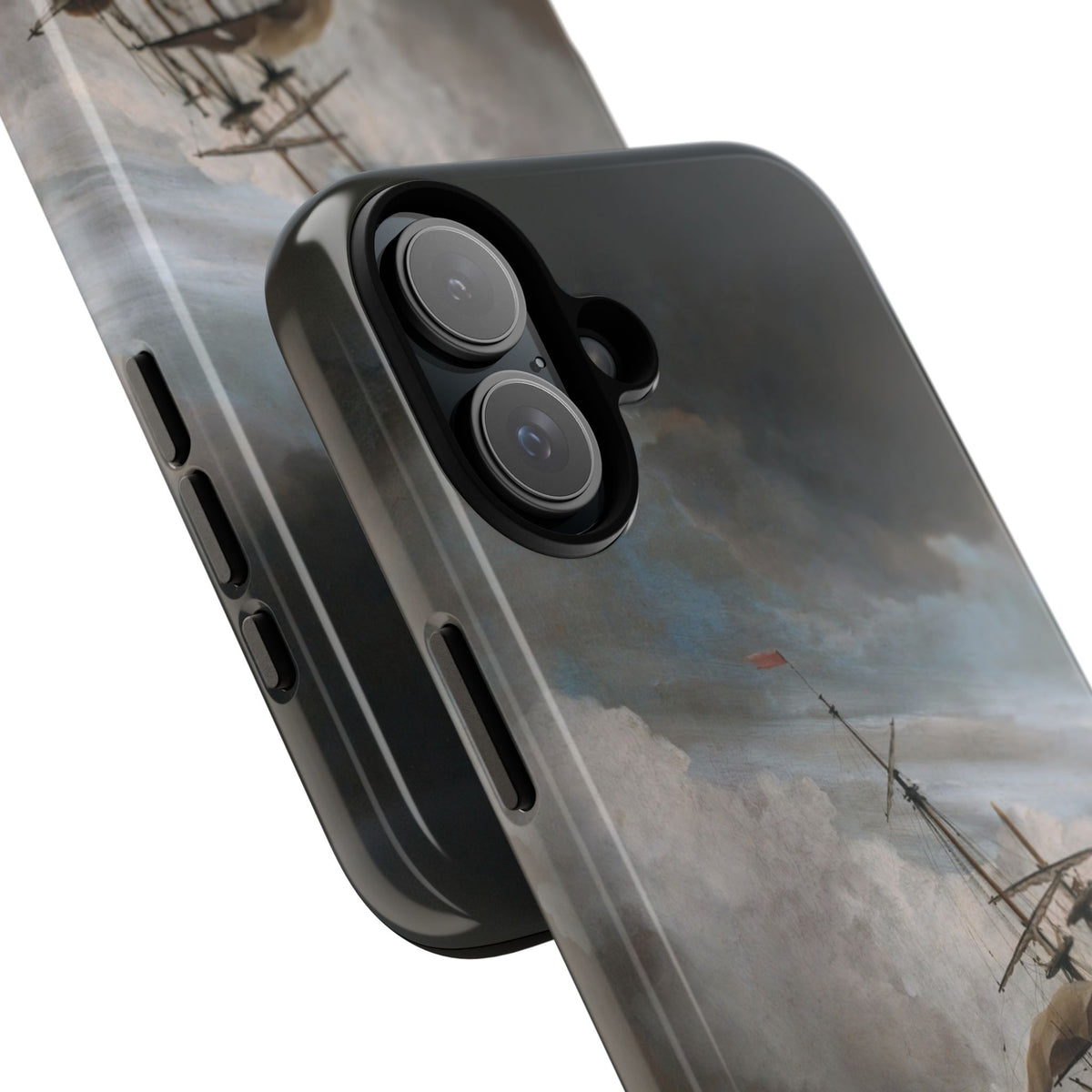 The Gust di Willem van de Velde - Cover rigida per iPhone