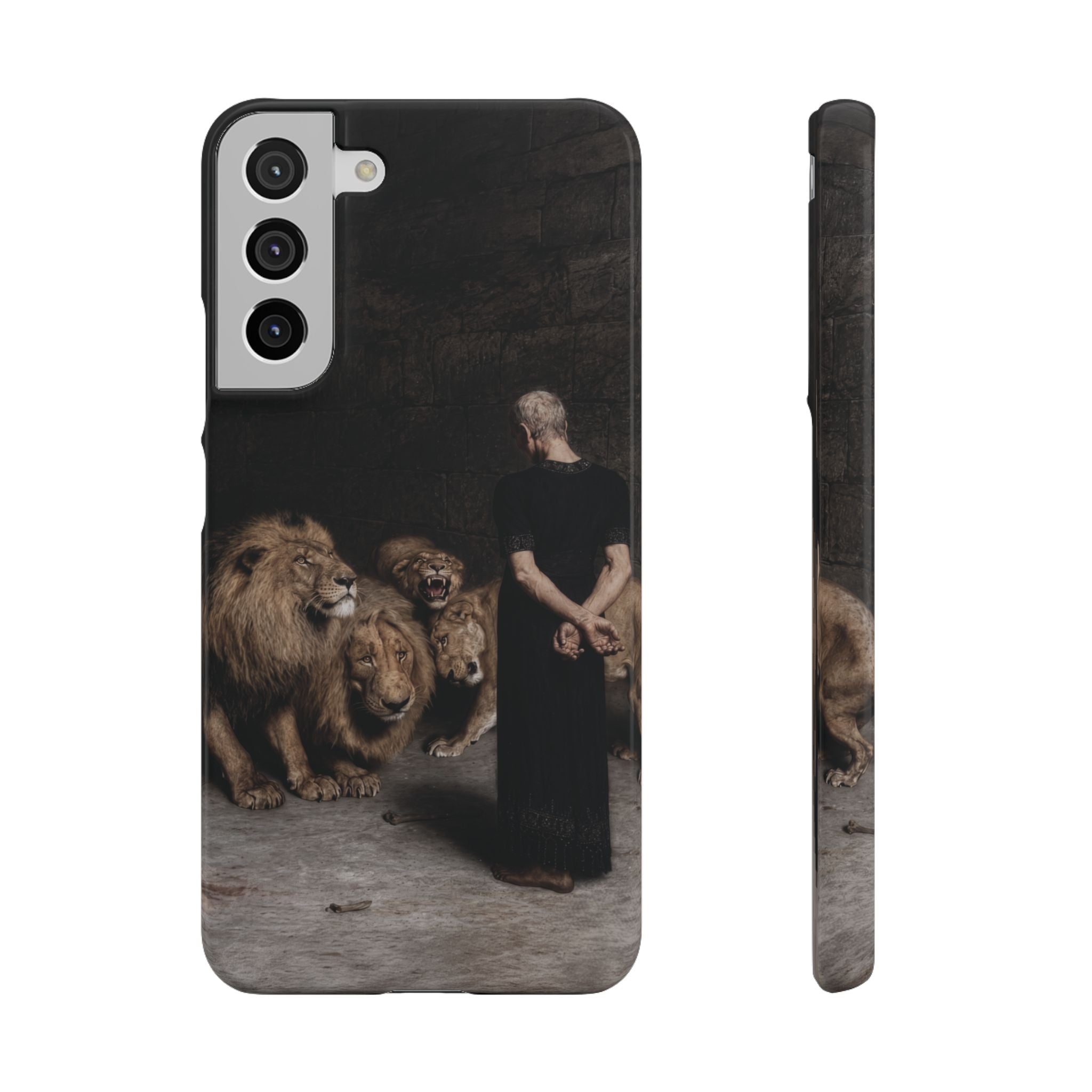 Daniel in the Lion's Den by Briton Riviere - Samsung Slim Case
