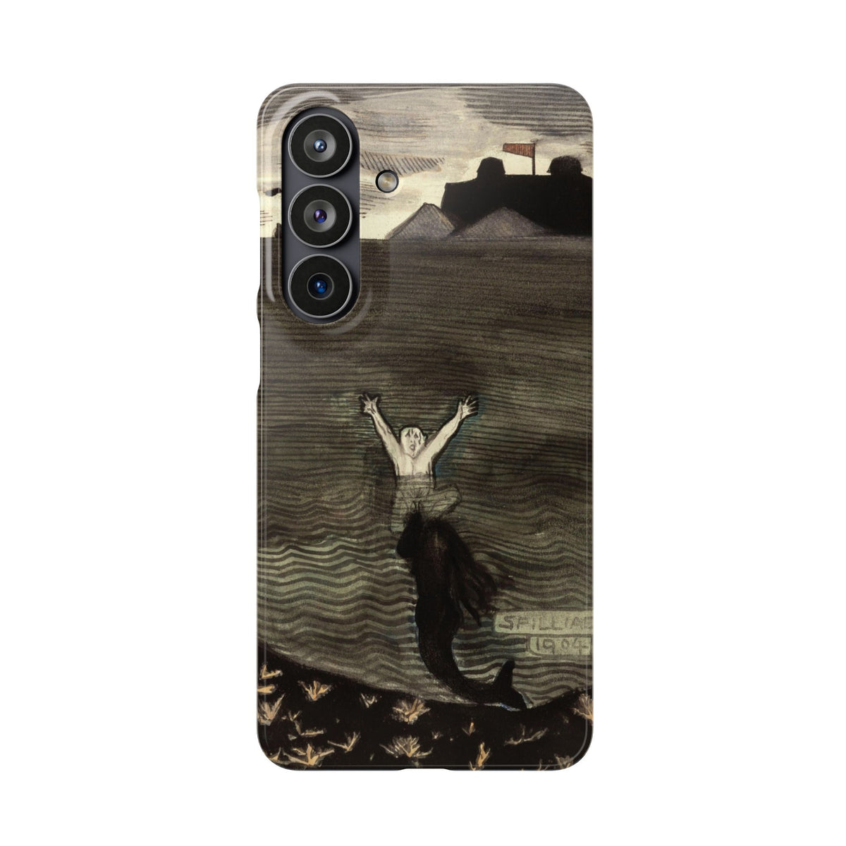 The Call of the Mermaid The Drowning by Leon Spilliaert - Samsung Slim Case