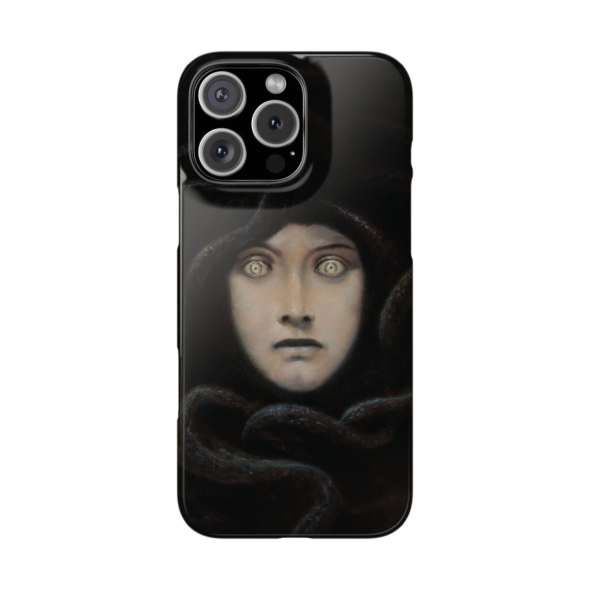 Head of Medusa by Franz von Stuck - iPhone Slim Case