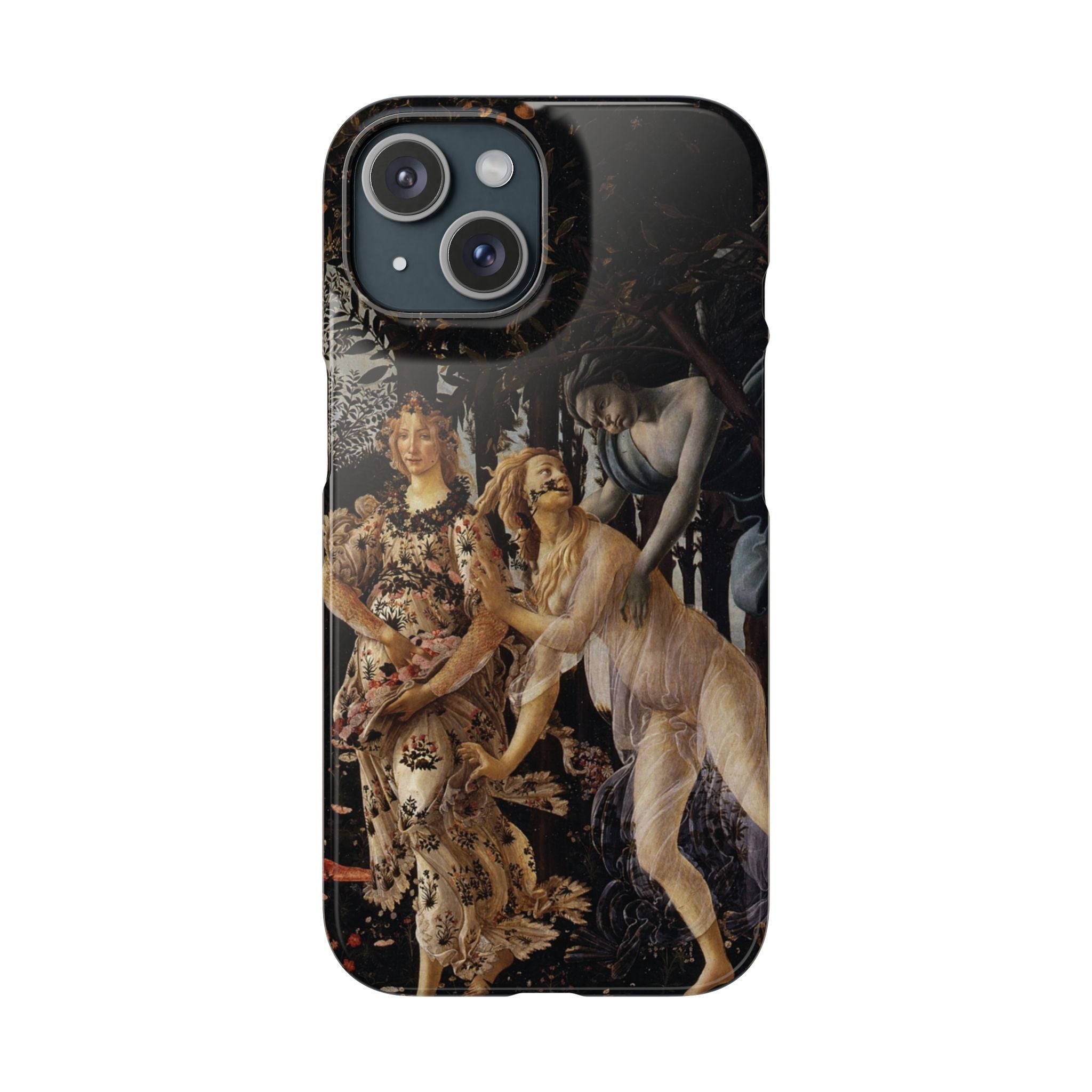 Flora and Zephyr from Primavera by Sandro Botticelli - iPhone Slim Case