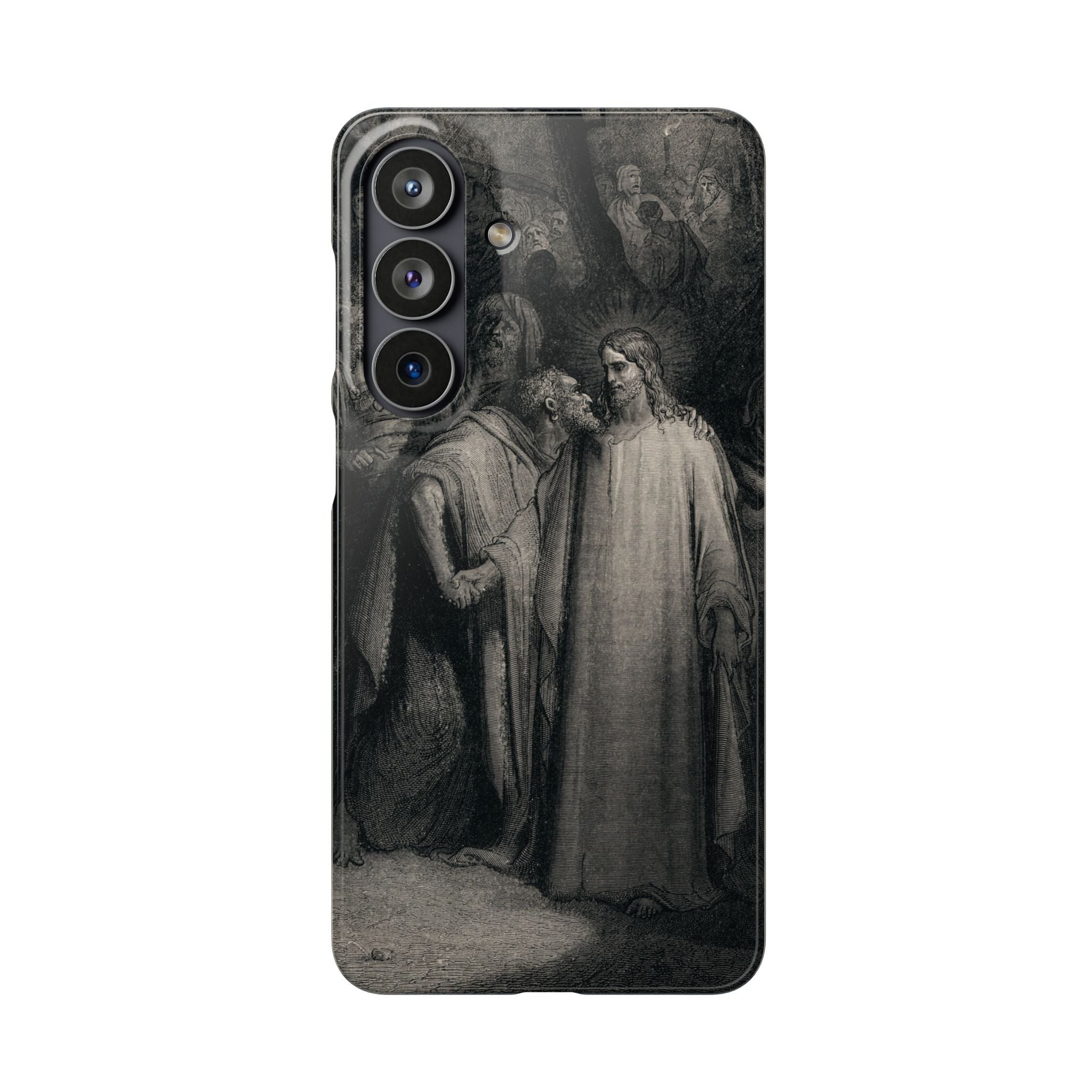 The Holy Bible: Plate CXLI “The Judas Kiss” by Gustave Doré - Samsung Slim Case