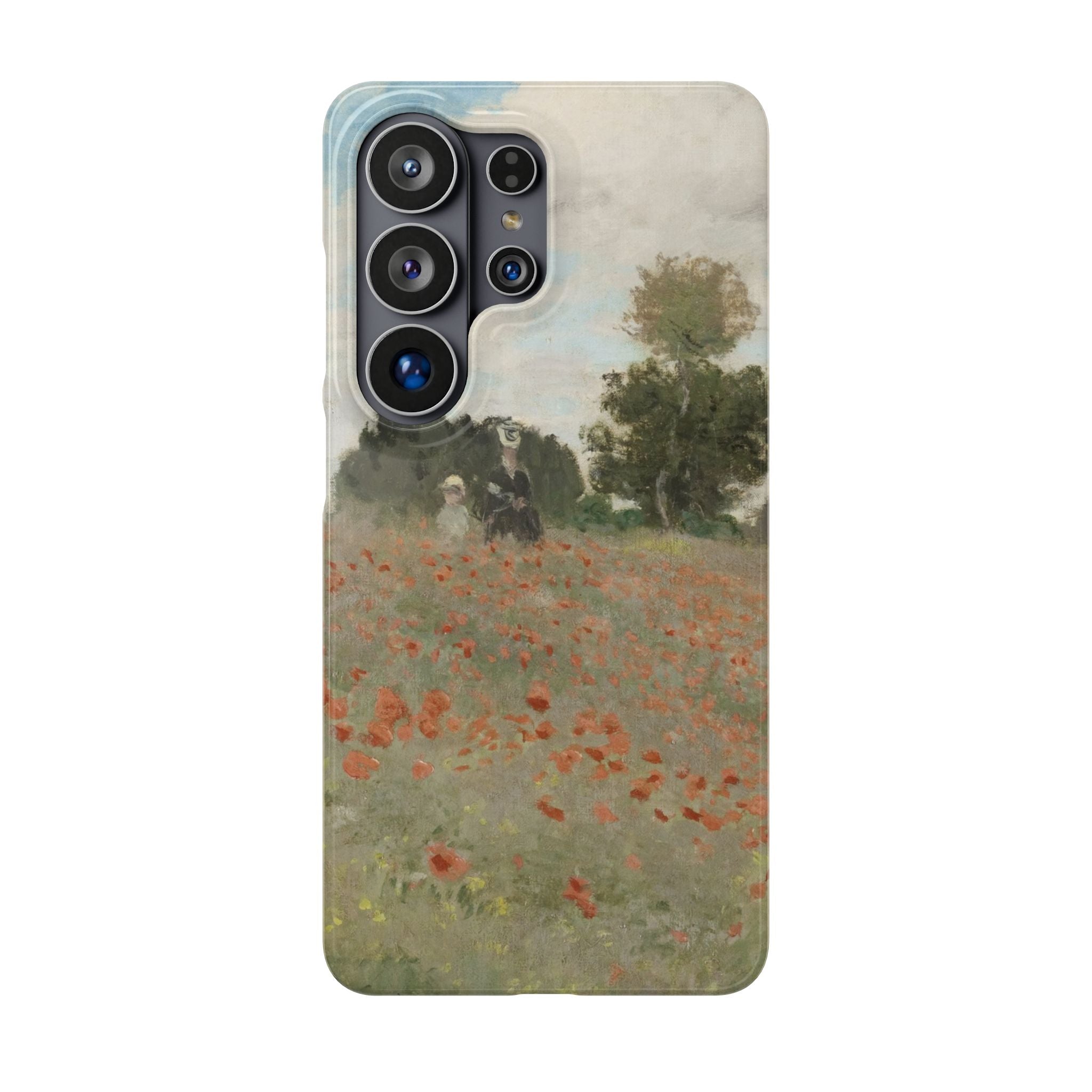The Poppy Field by Claude Monet - Samsung Slim Case