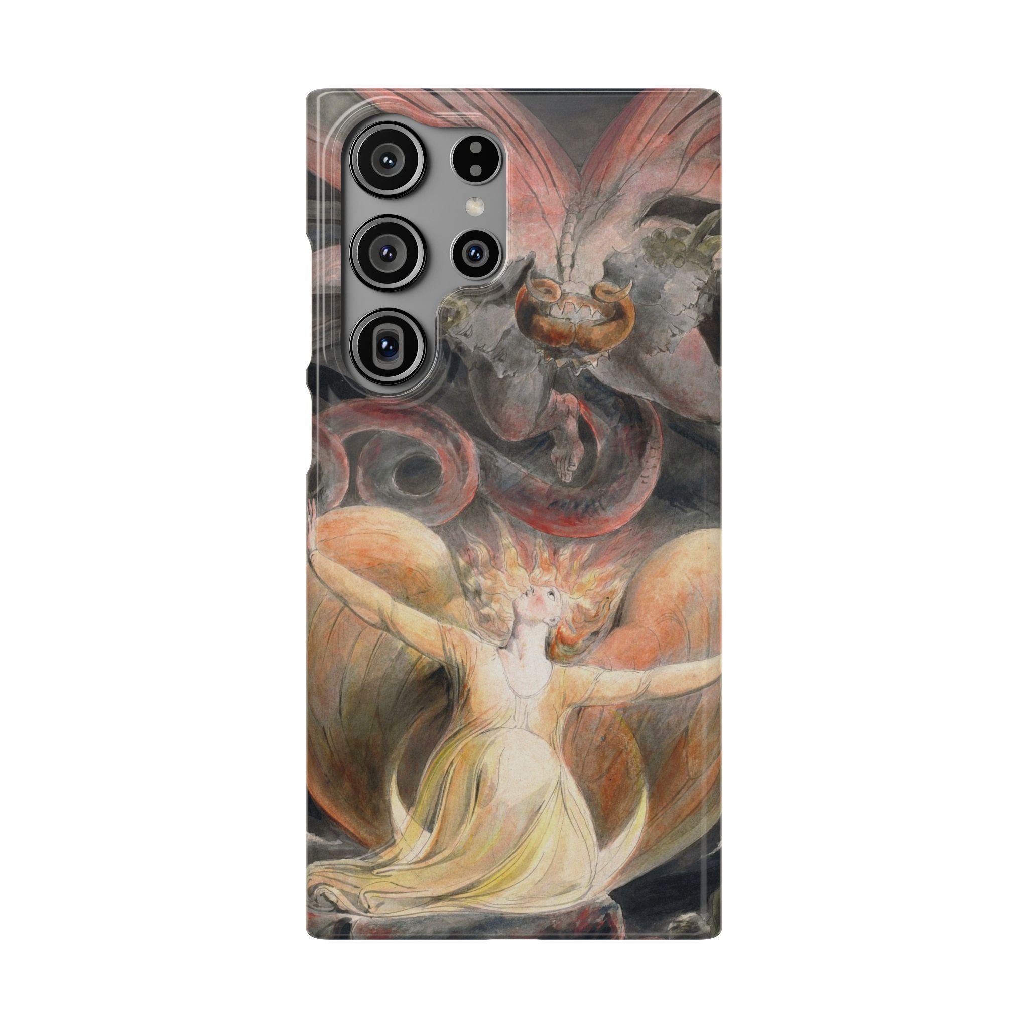 The Great Red Dragon and the Woman Clothed with the Sun by William Blake - Samsung Slim Case