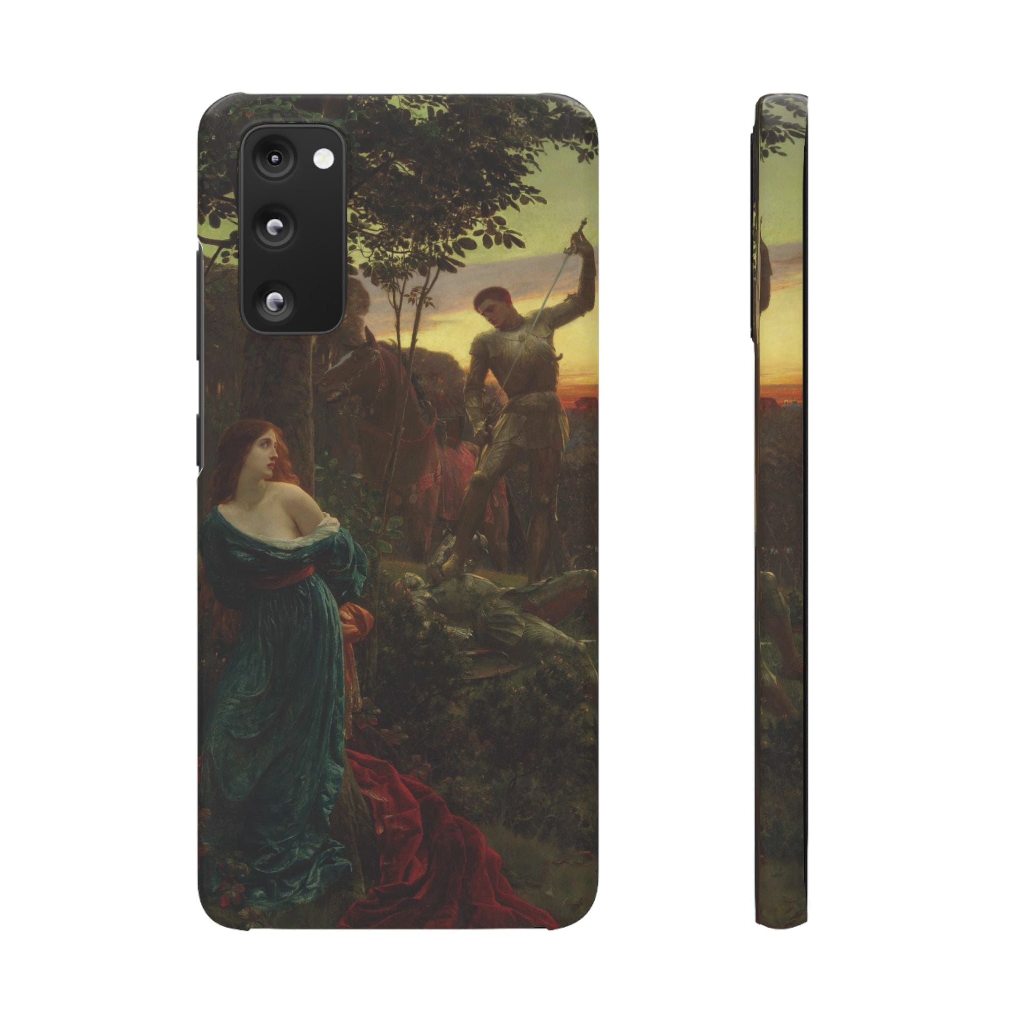 Chivalry by Frank Dicksee - Samsung Slim Case