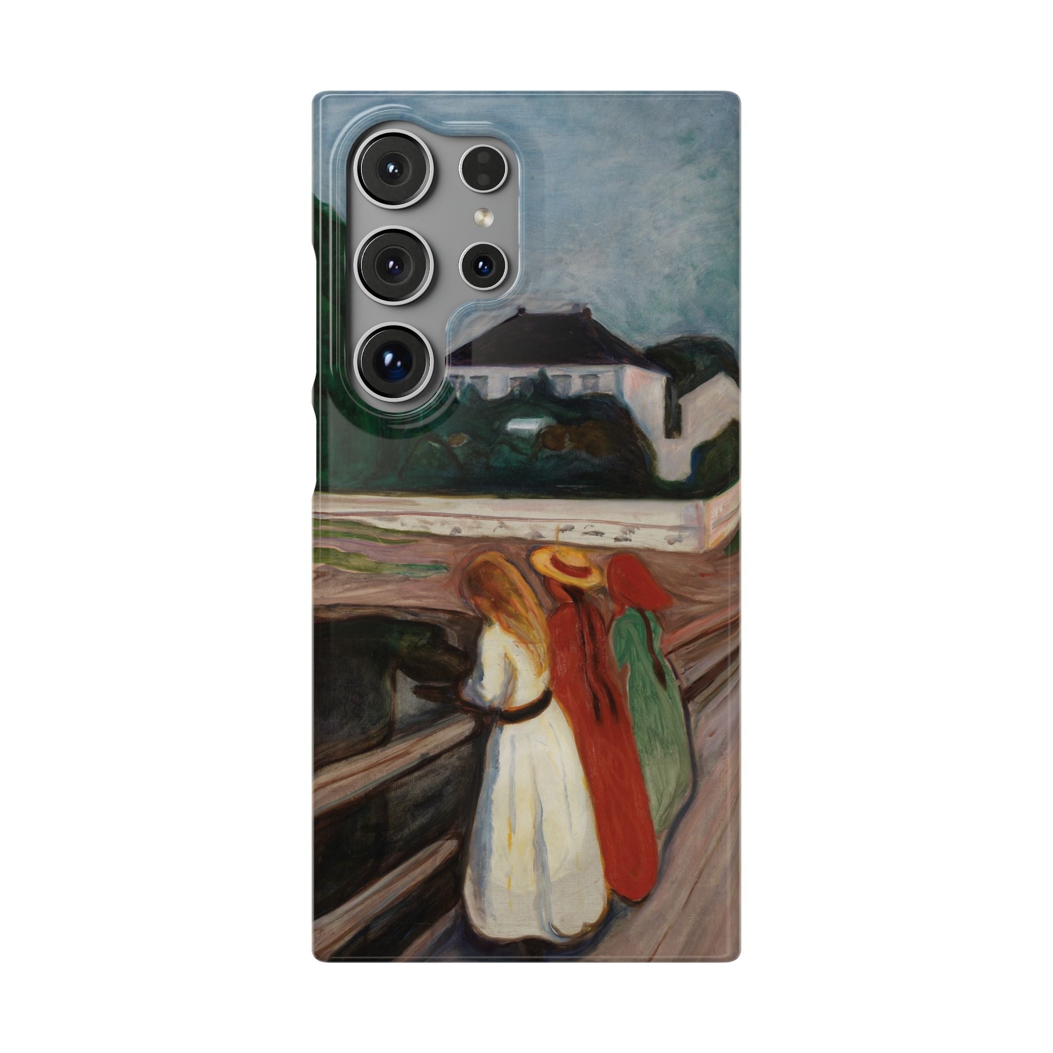 The Girls on the Bridge by Edvard Munch - Samsung Slim Case