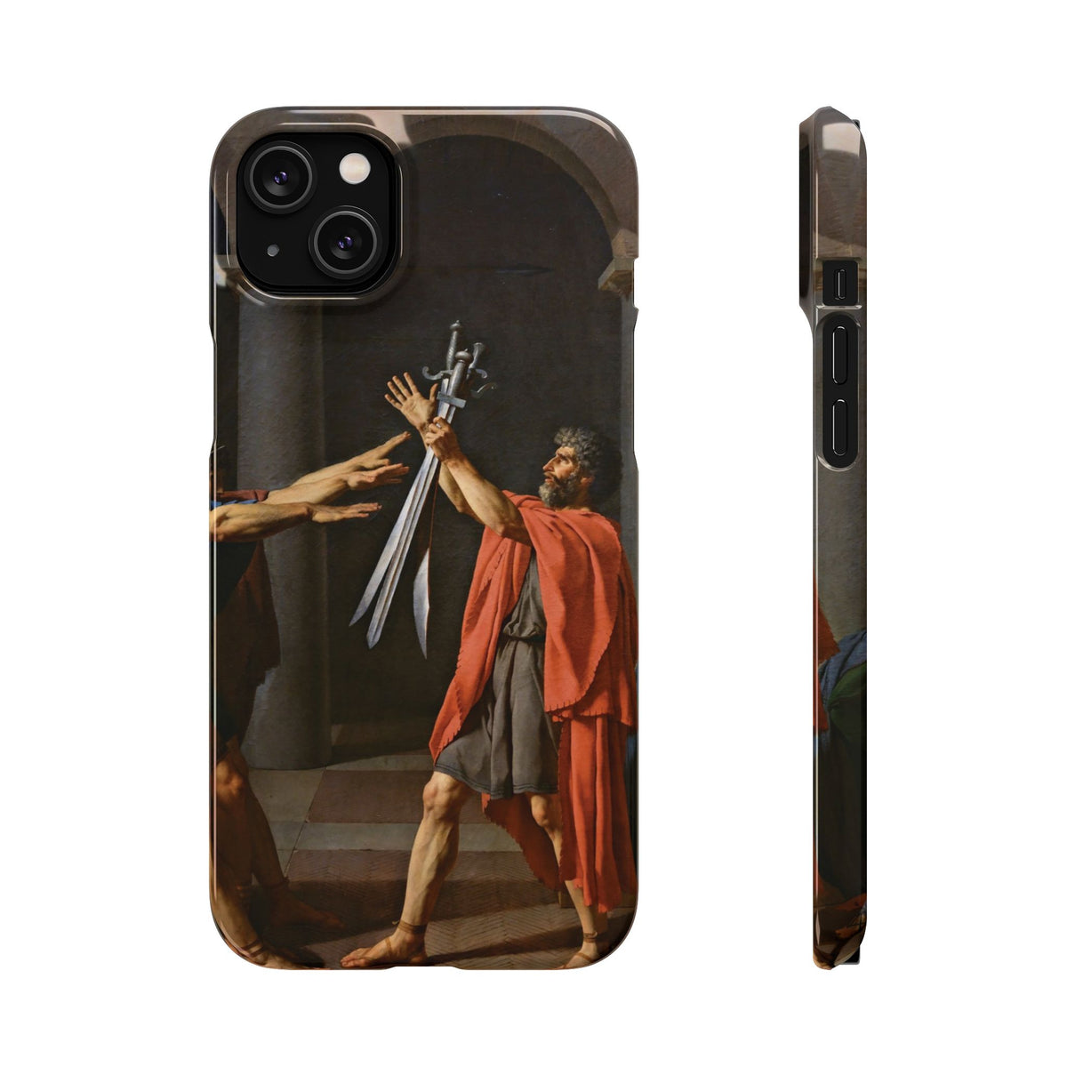 Oath of the Horatii by Jacques-Louis David - iPhone Slim Case