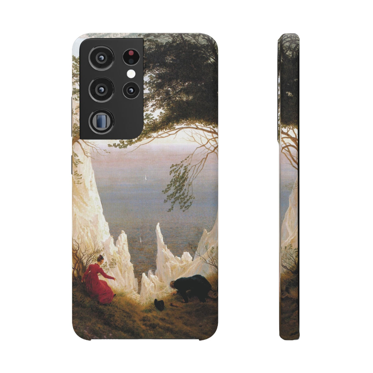 Chalk Cliffs on Rügen by Caspar David Friedrich - Samsung Slim Case