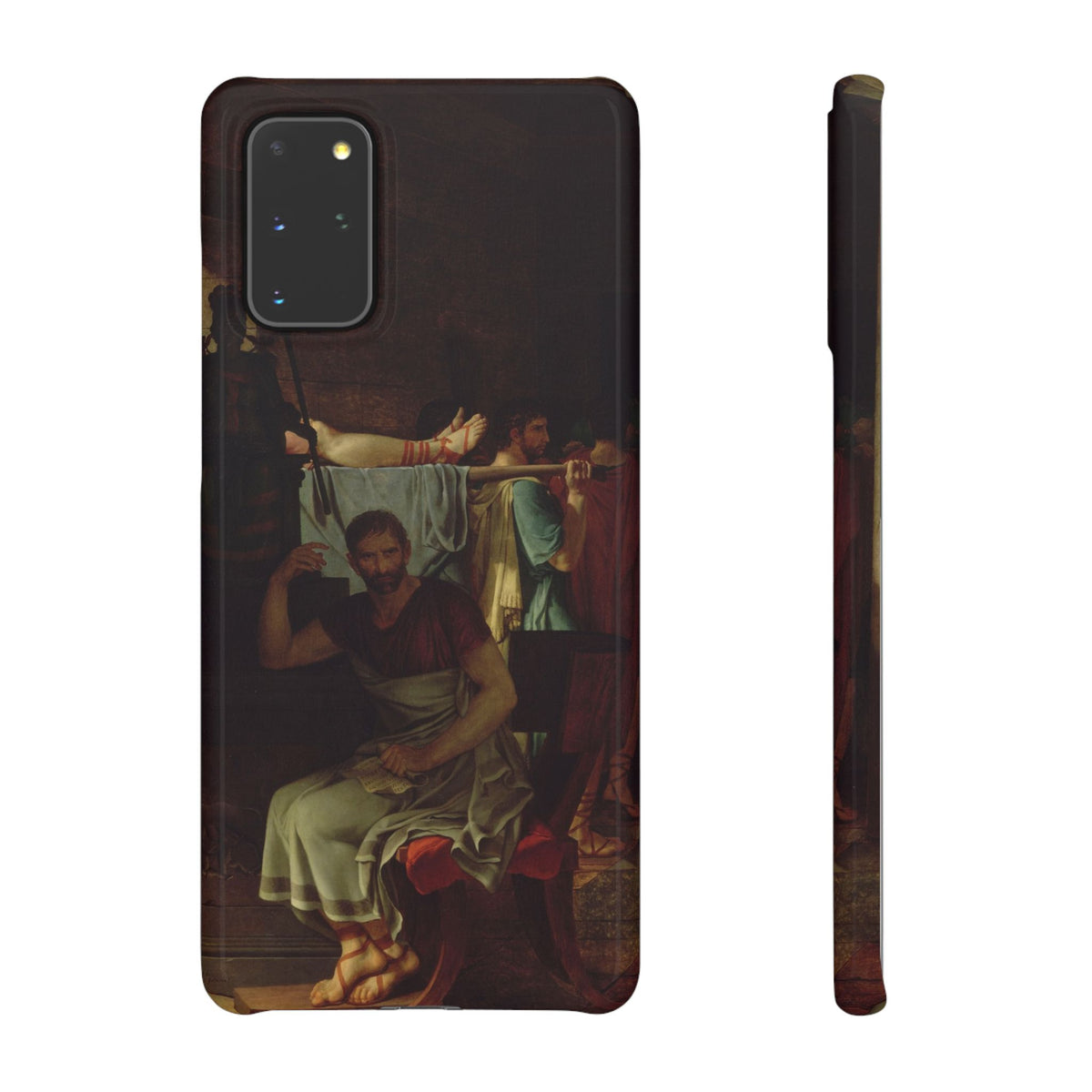 The Lictors Bring to Brutus the Bodies of His Sons I by Jacques-Louis David - Samsung Slim Case