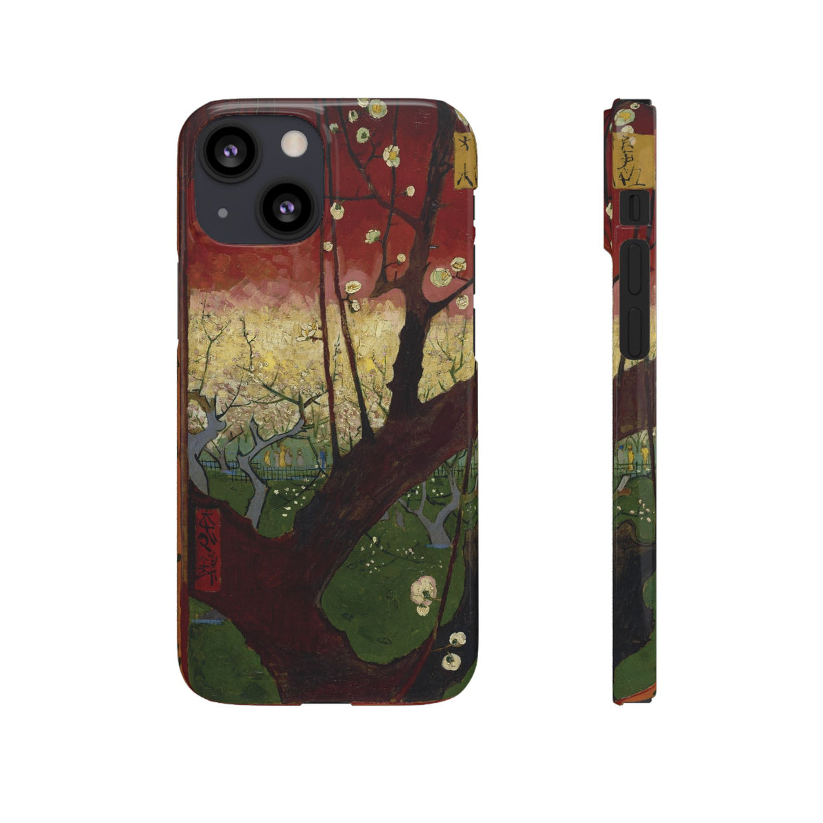 Flowering Plum Tree after Hiroshige by Vincent van Gogh - iPhone Slim Case
