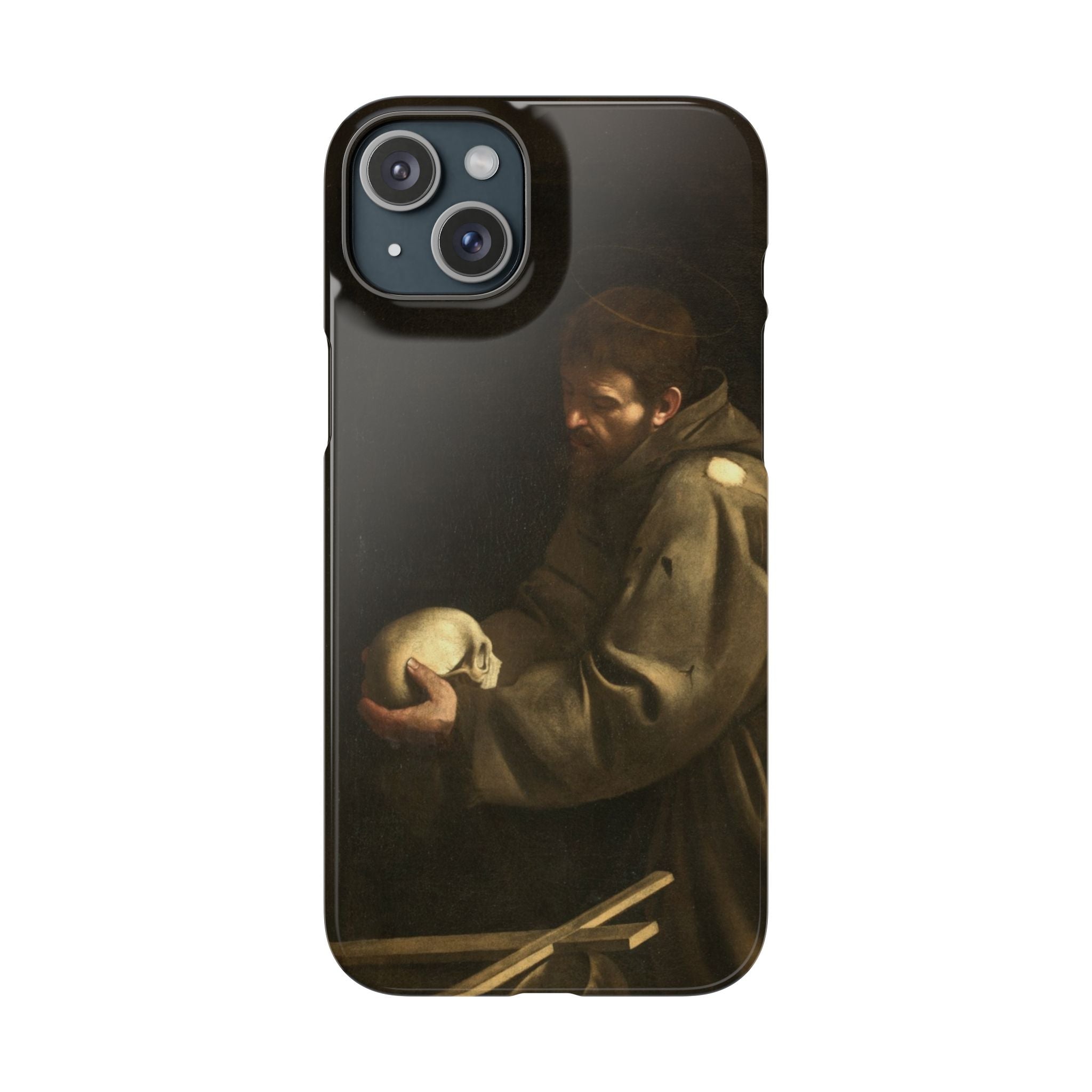 San Francesco in meditazione by Caravaggio - iPhone Slim Case