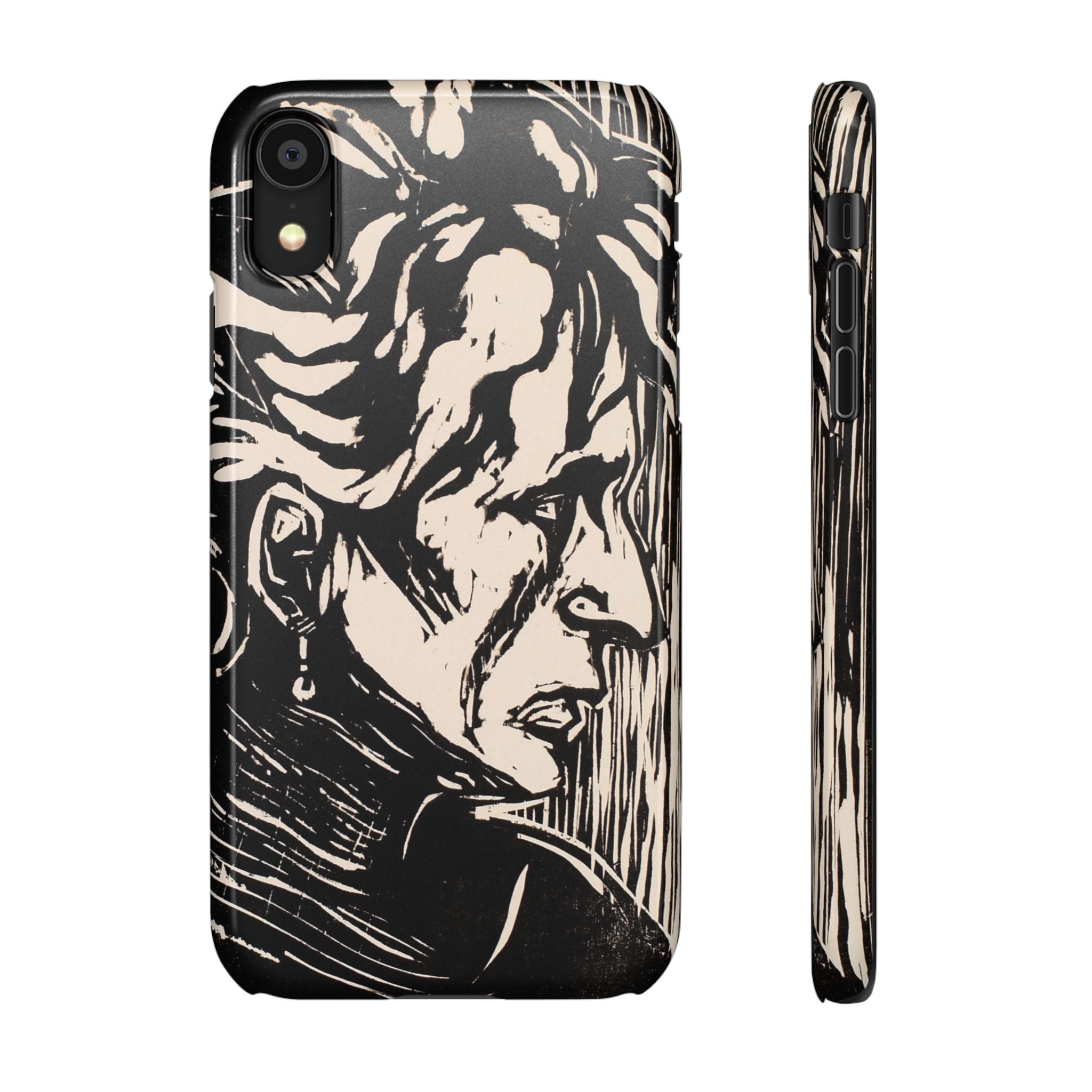 Portrait of an Elderly Lady by Edvard Munch - iPhone Slim Case