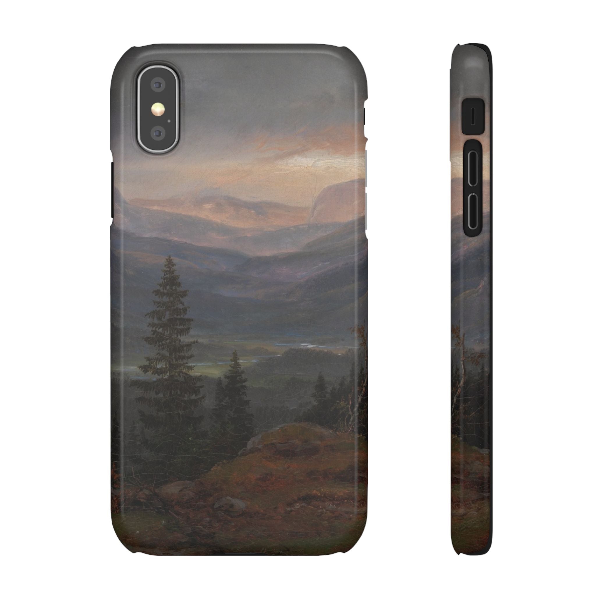 View over Hallingdal by Johan Dahl - iPhone Slim Case