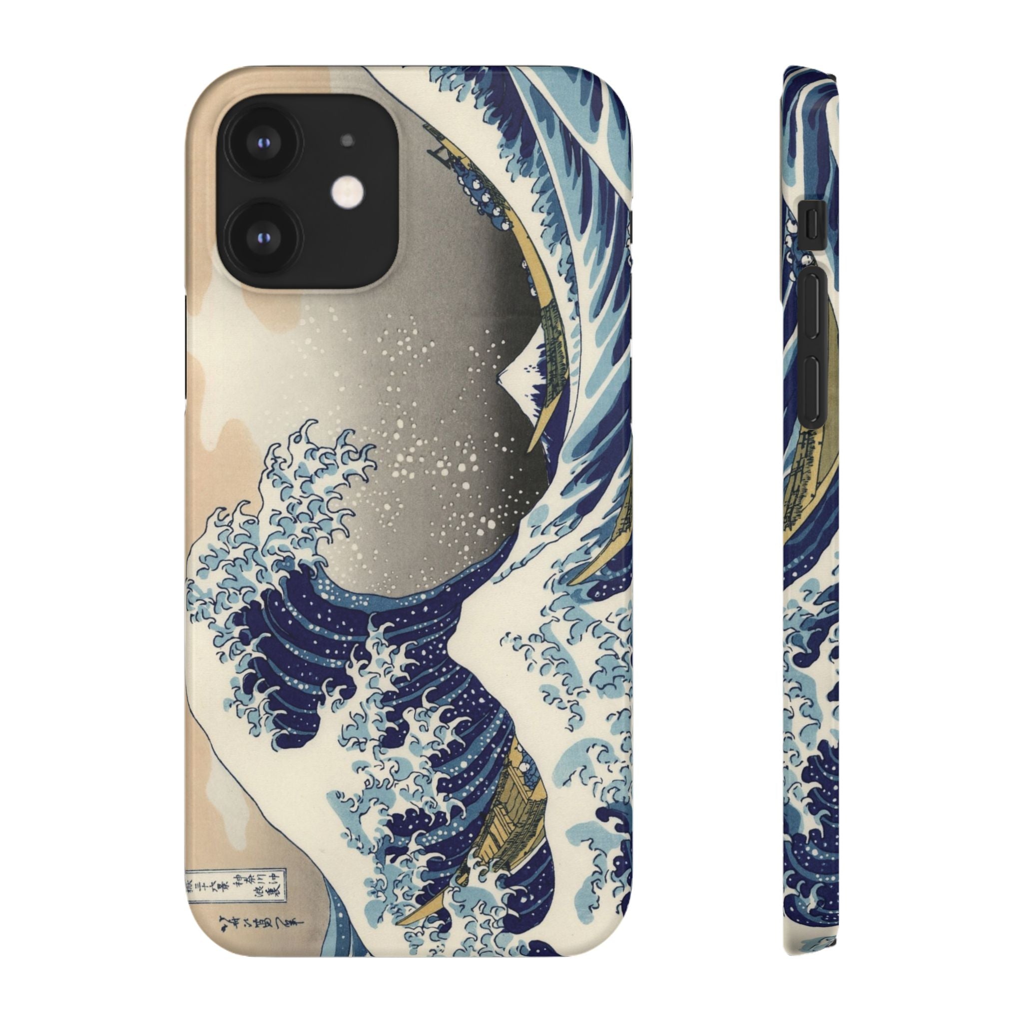 The Great Wave off Kanagawa by Hokusai - iPhone Slim Case